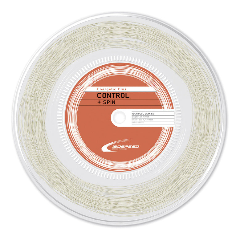 Isospeed Energetic Plus  Strenge, rulle 200m - naturfarvet