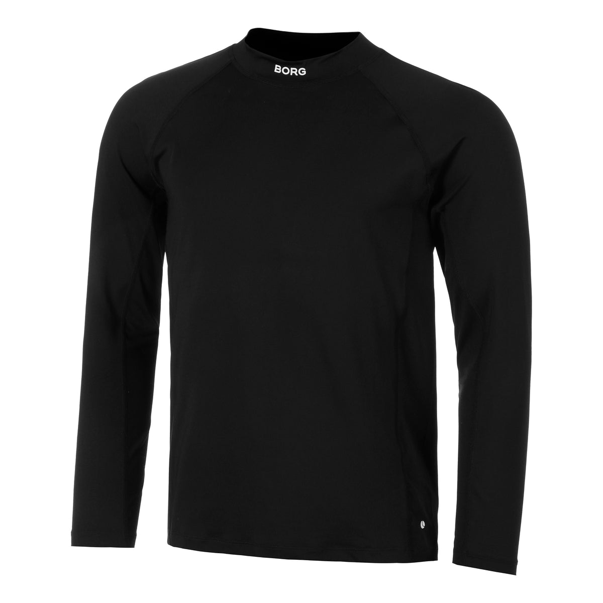 Björn Borg Mock Neck Shirt,Langærmet Herrer-Sort