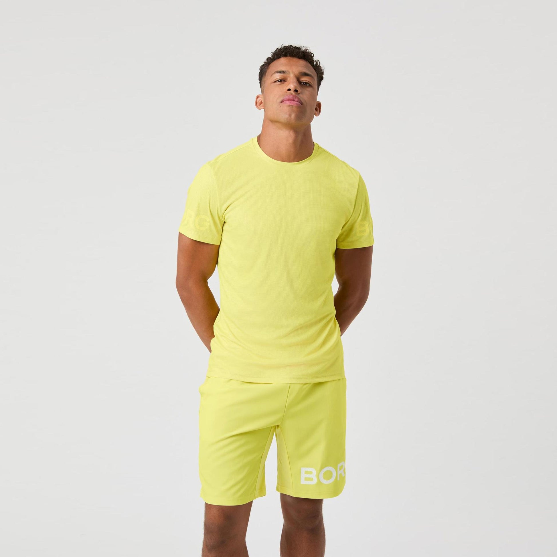 Björn Borg Light T-shirt Herrer - citrongul