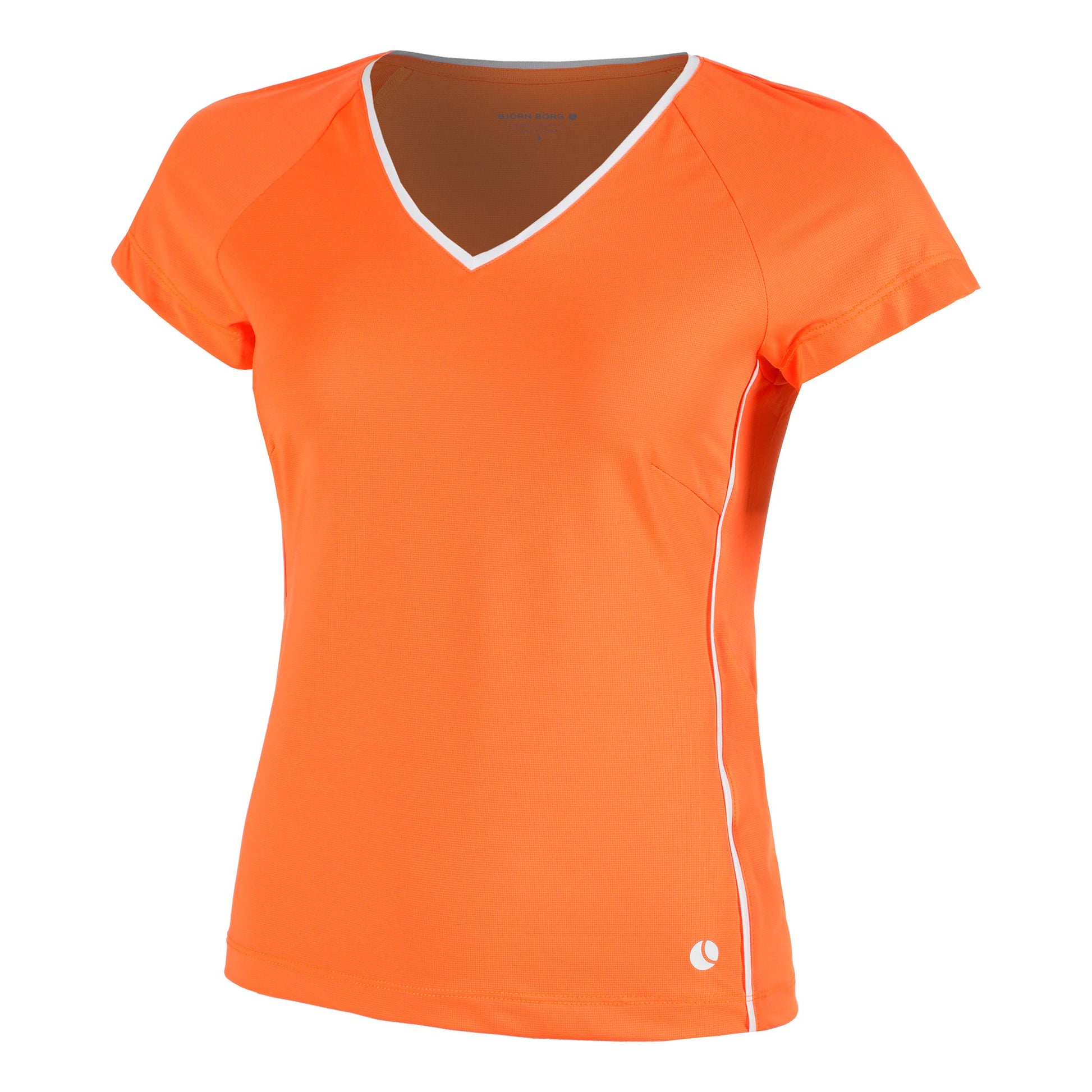 Björn Borg Ace V-Neck T-shirt Damer - orange
