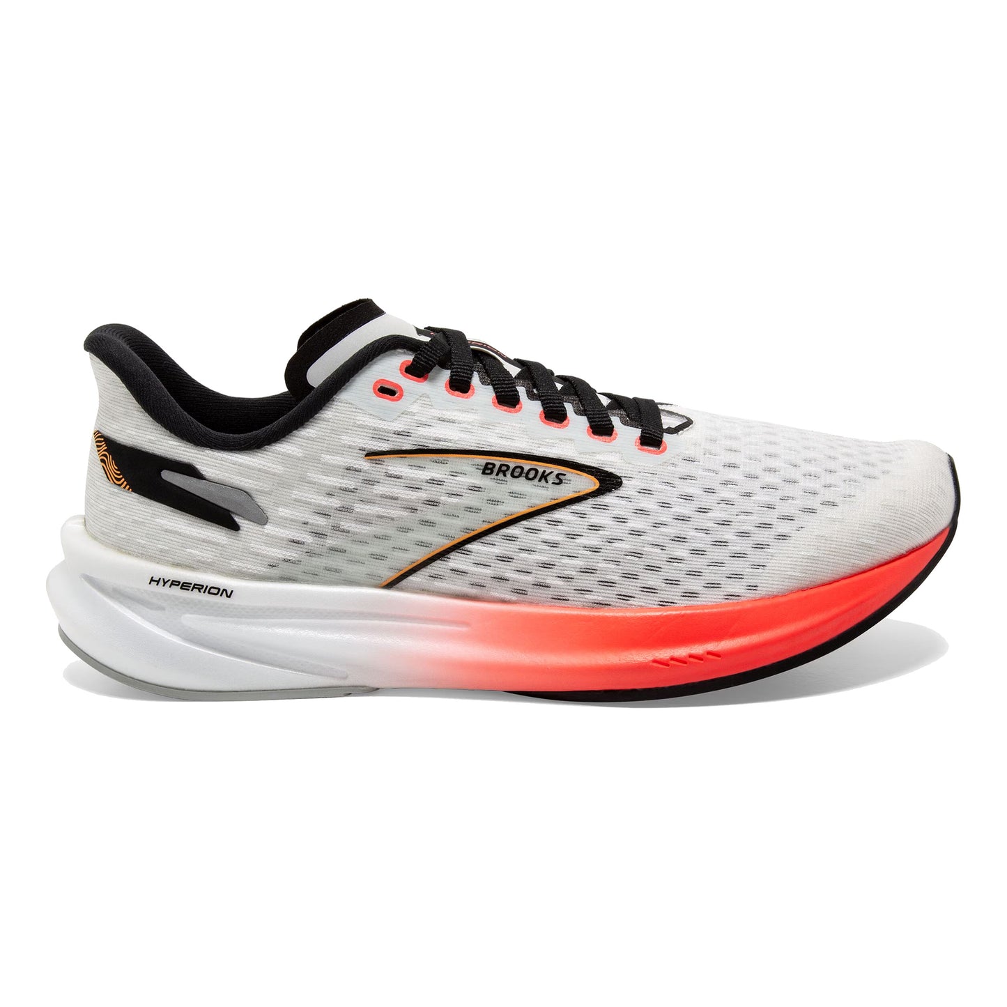 Brooks Hyperion Konkurrencesko Damer-Hvid,Orange