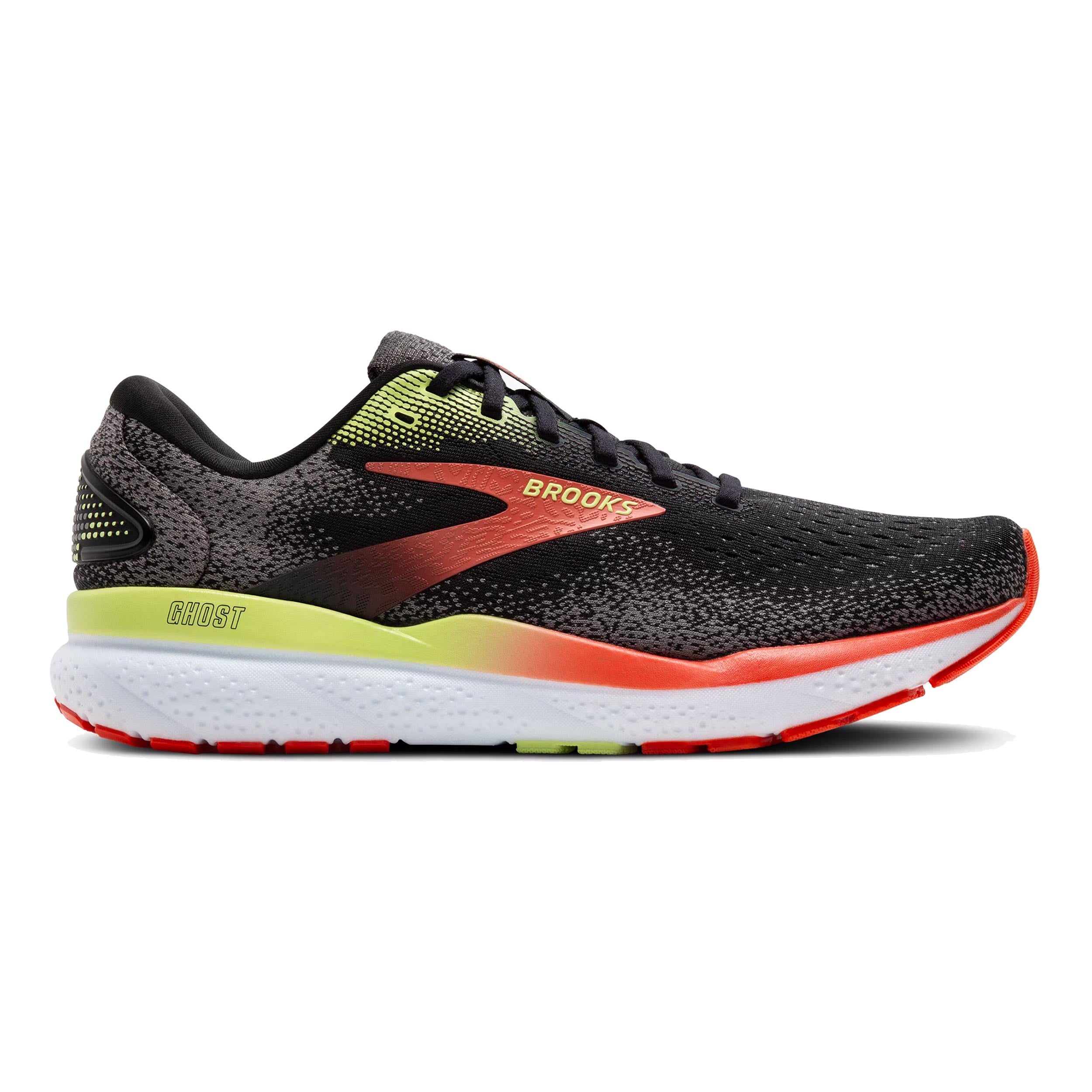Brooks Ghost 16 Neutral Sko Herrer-Sort,Orange