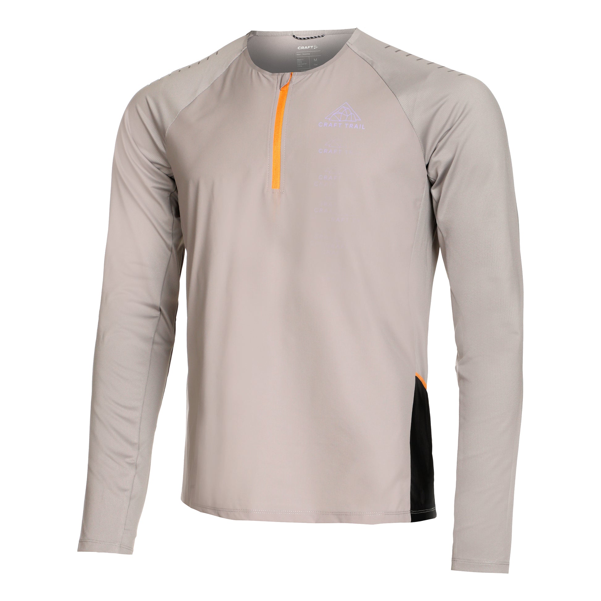 Craft Pro Trail Wind Løbetop Herrer - grå,