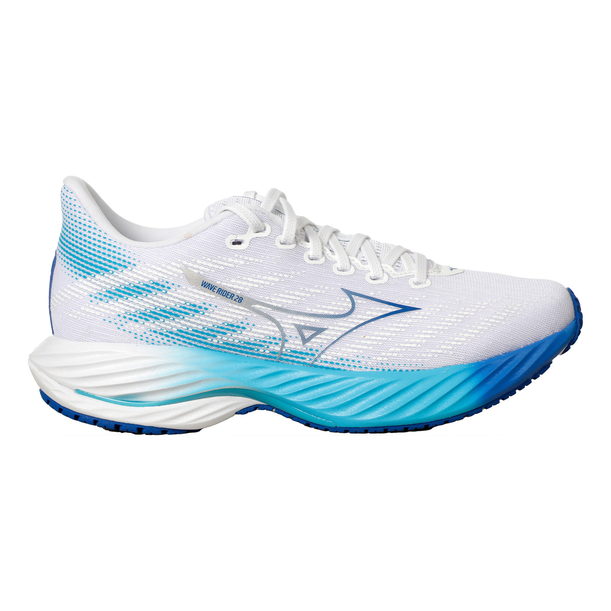 Mizuno Wave Rider 28 Neutral sko Damer - hvid, turkis