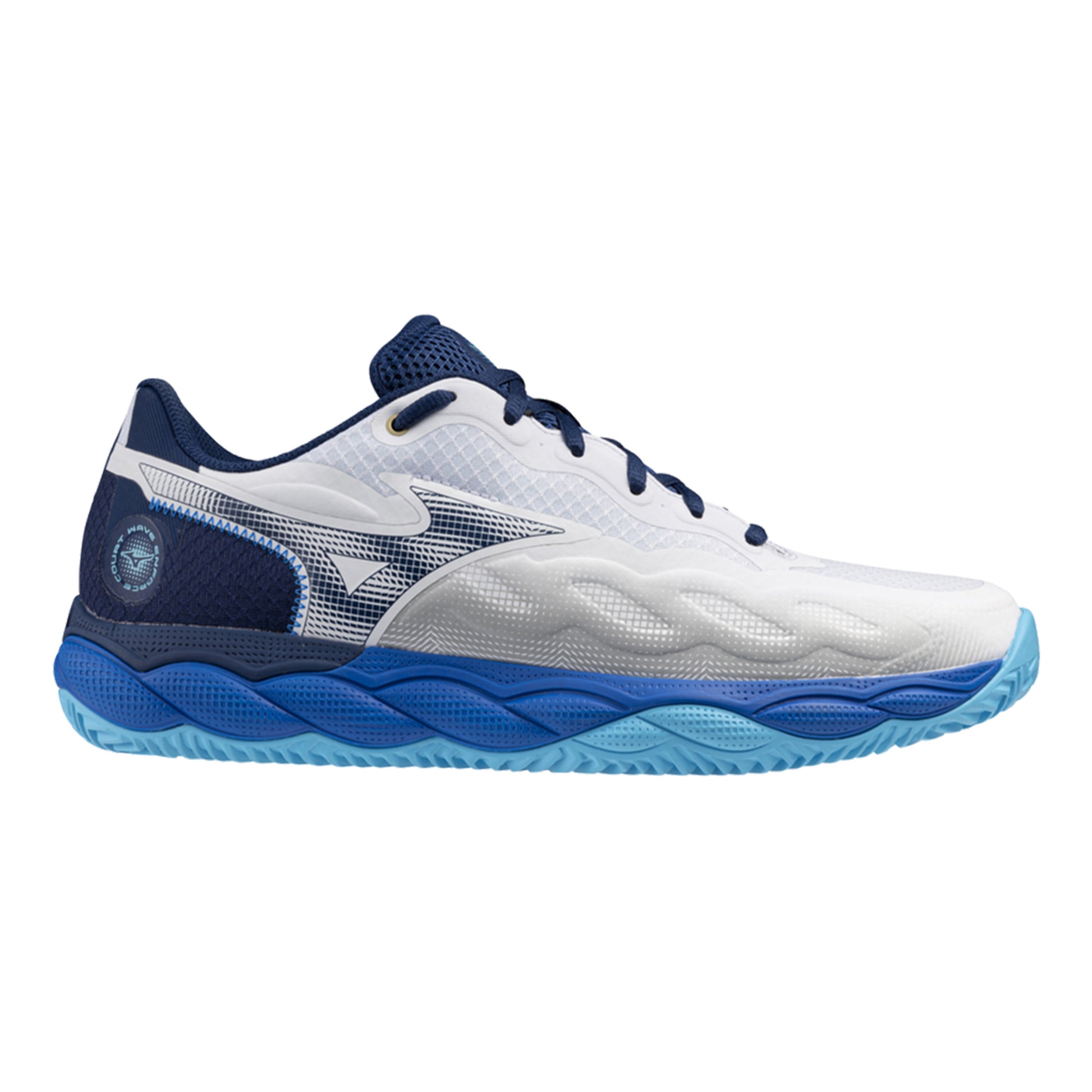 Mizuno Wave Enforce Court Grusbanesko Herrer - hvid, blå