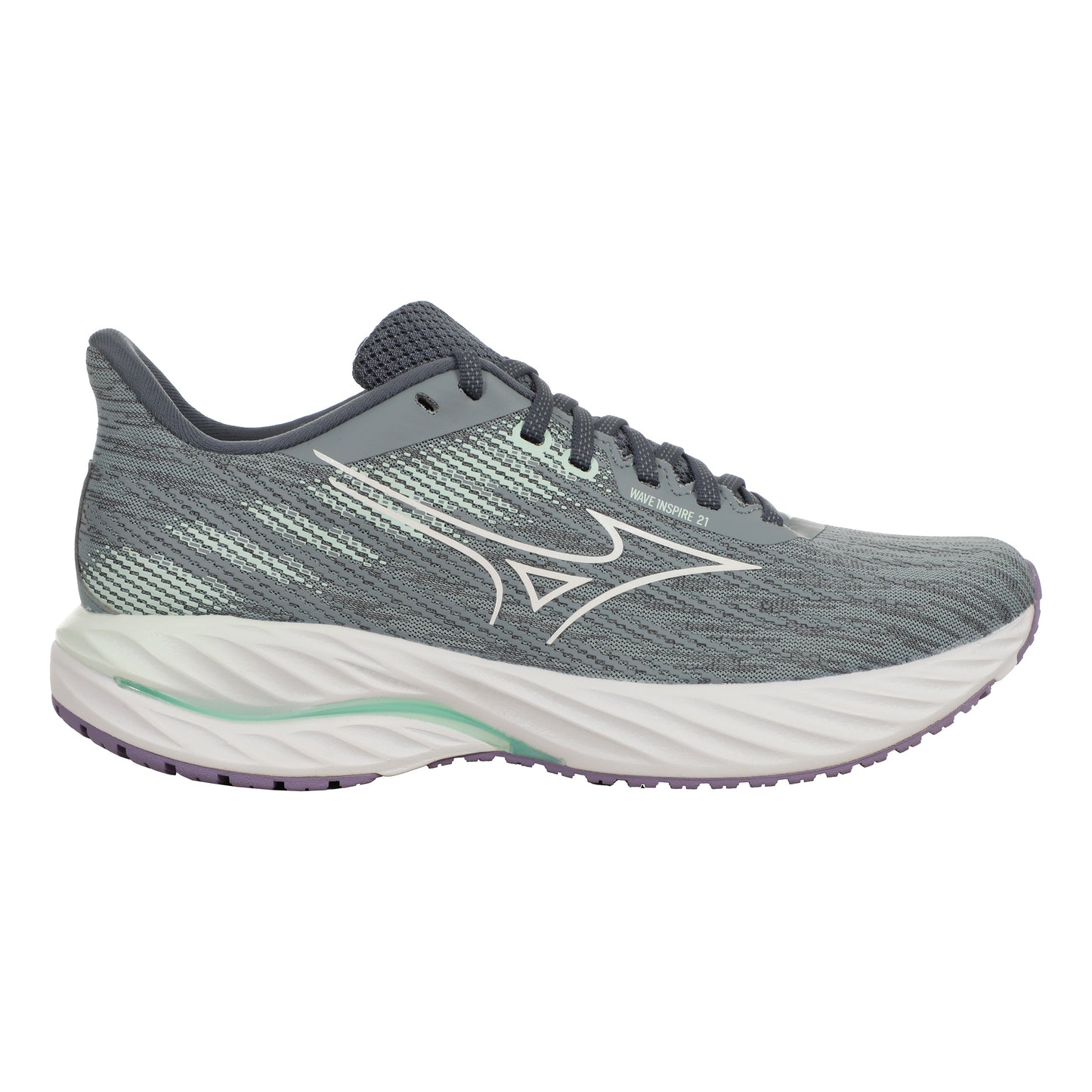 Mizuno Wave Inspire 21 Støttesko Damer-Grå,Hvid