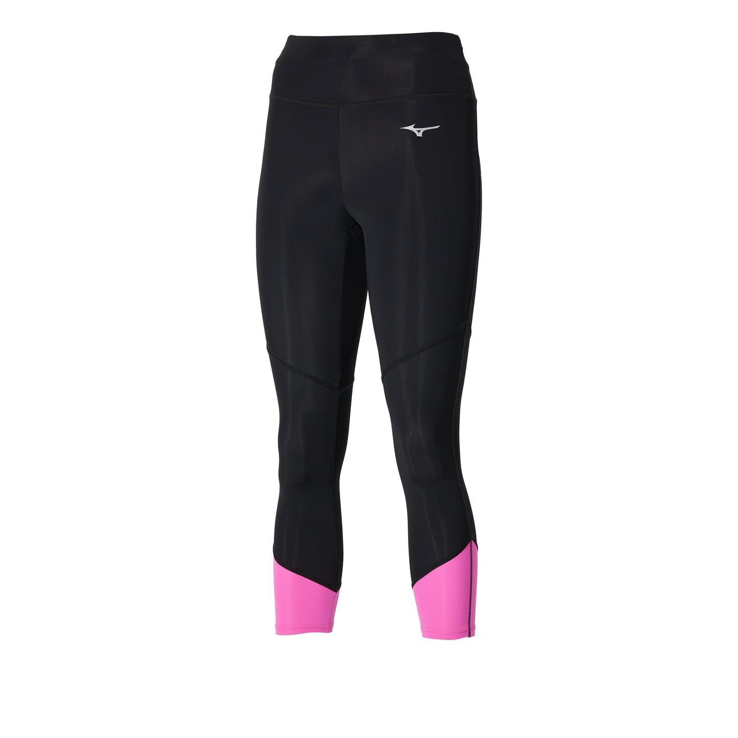 Mizuno Impulse Core 3/4 Stramme løbebukser Damer - sort, pink