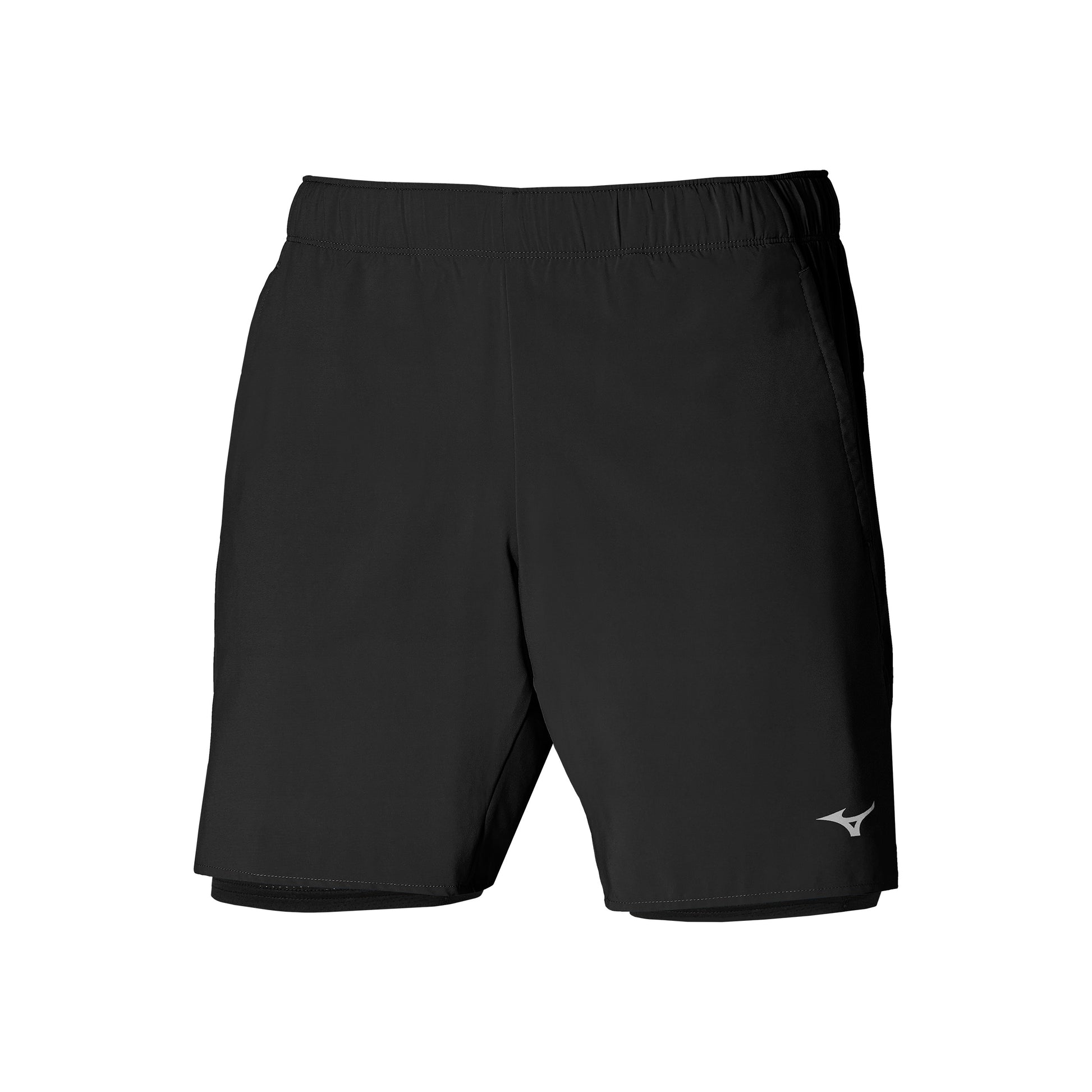 Mizuno Core 7.5 2in1 Løbeshorts Herrer-Sort