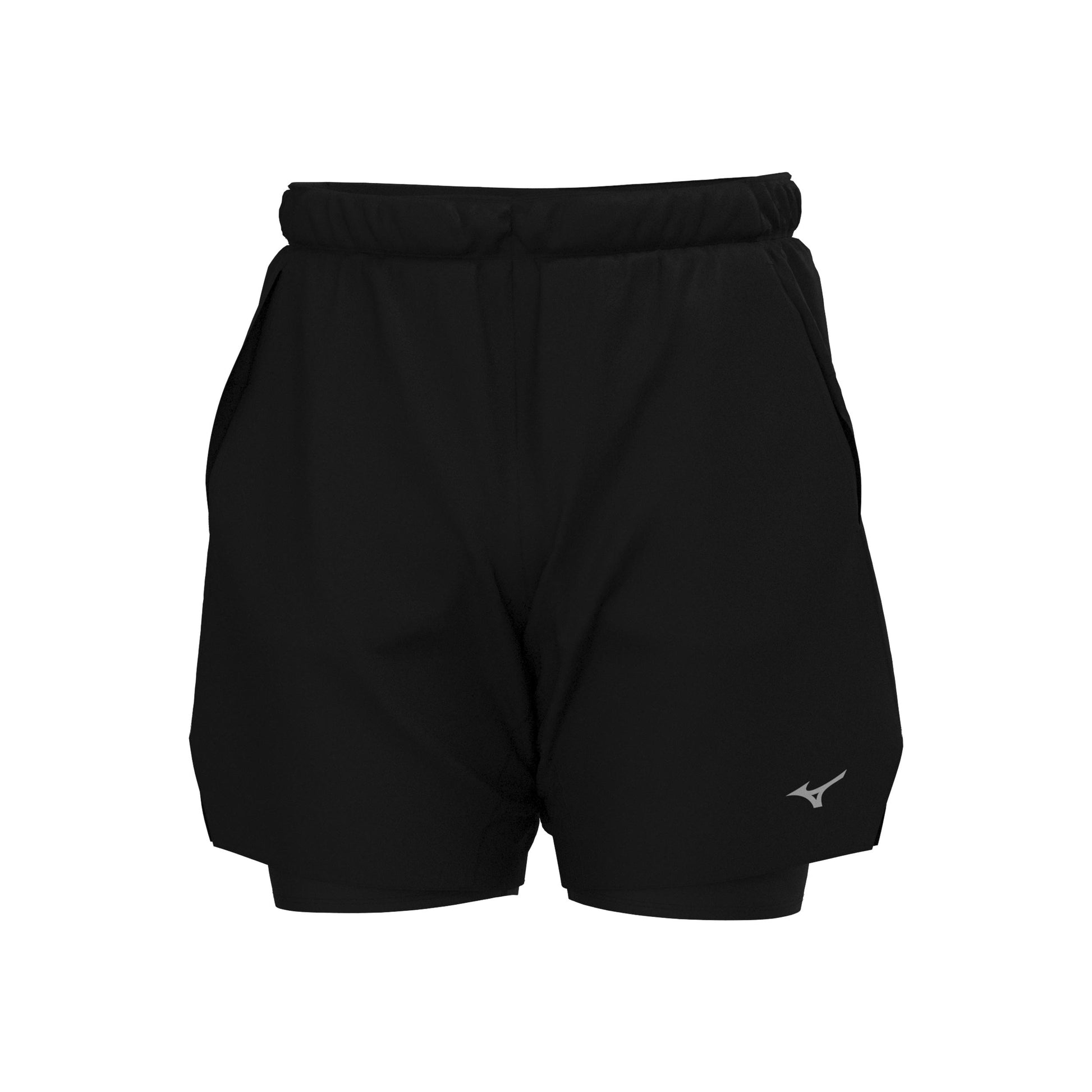Mizuno Core 2in1 7.5inch Løbeshorts Herrer-sort