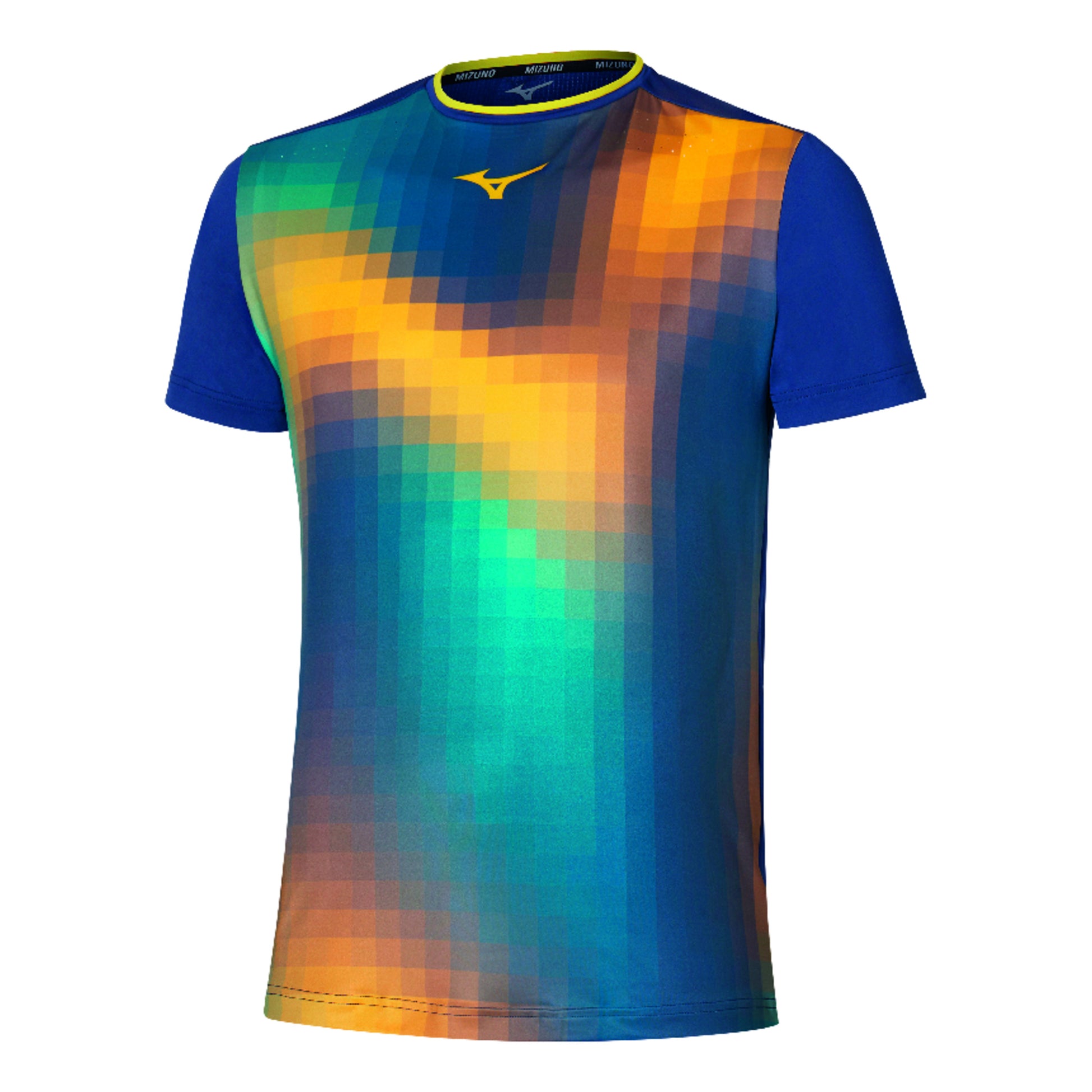 Mizuno Frontier Shadow Graphic T-shirt Herrer-Blå