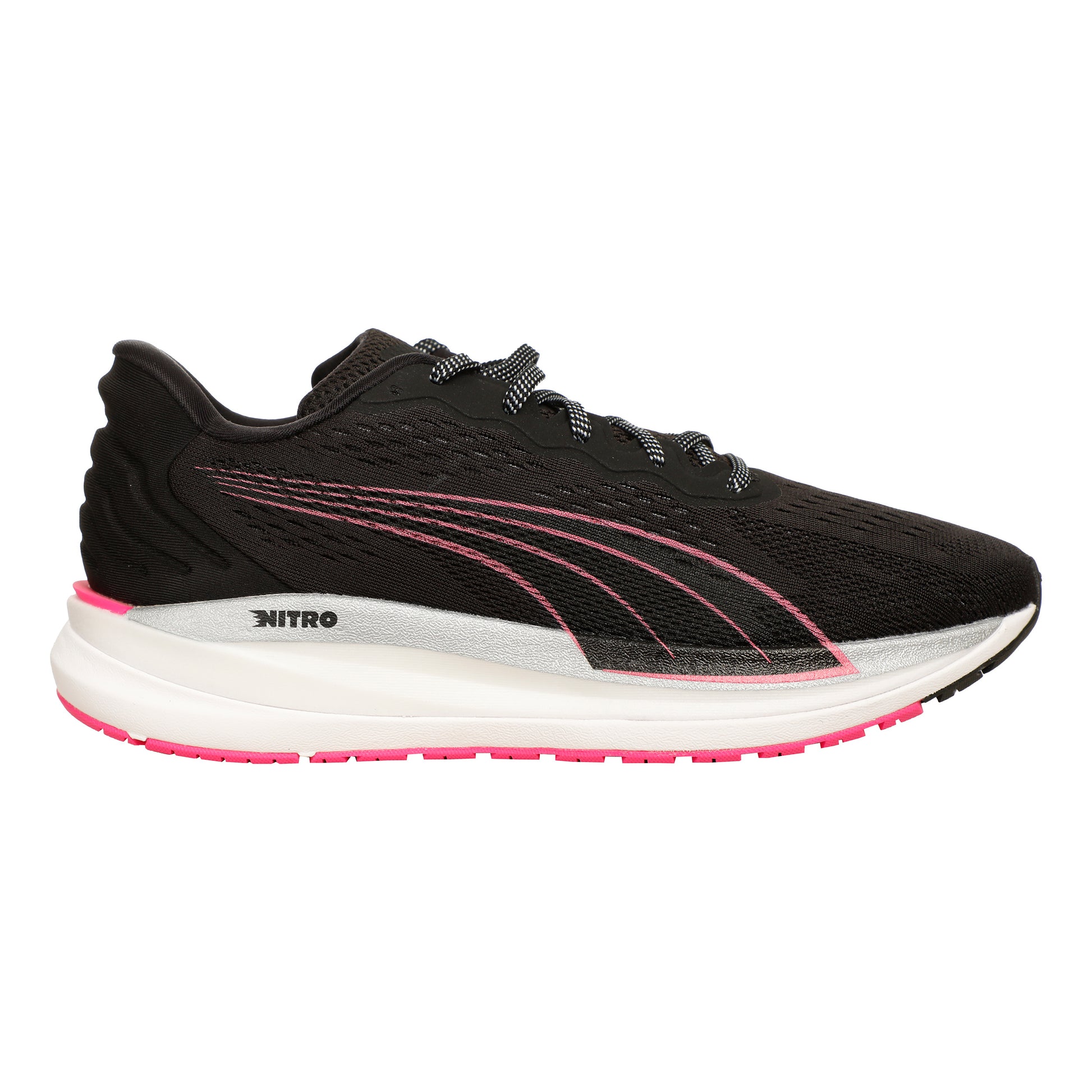 Puma Magnify Nitro Surge Neutral Sko Damer-Sort,Grå