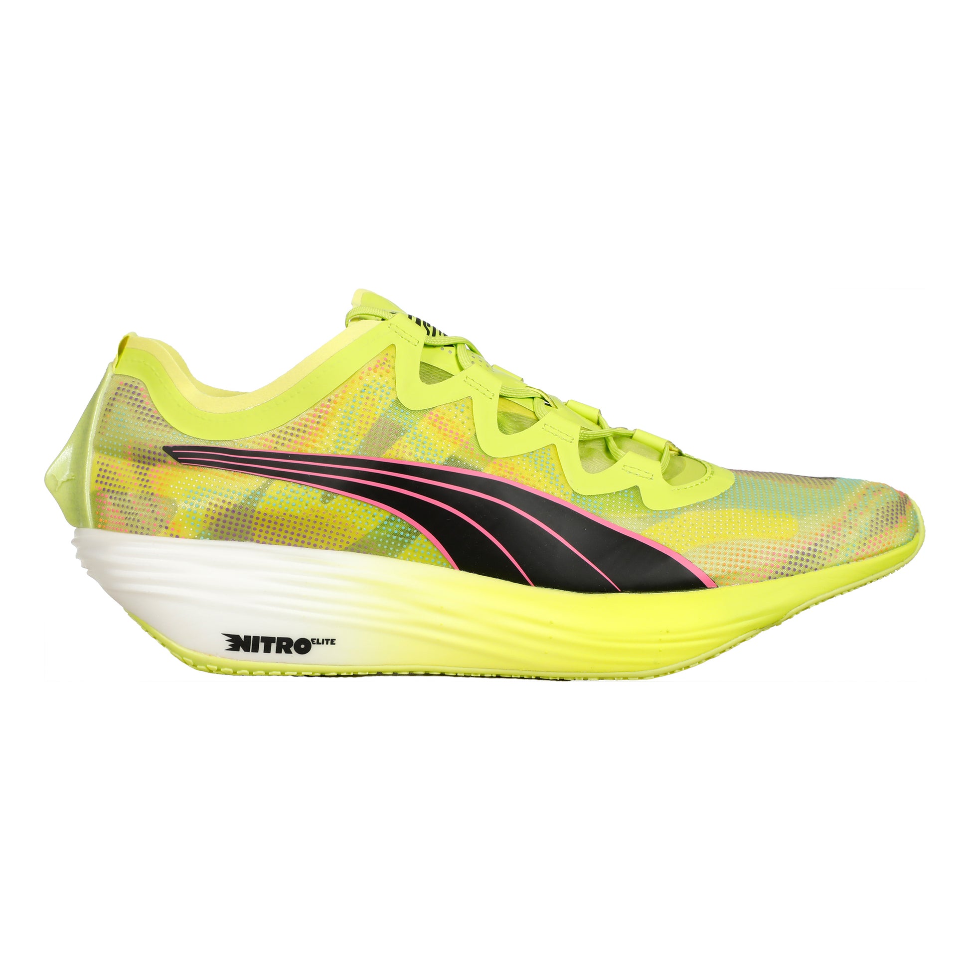 Puma FAST-FWD Nitro Elite Psychedelic Rush Konkurrencesko Damer-Lime,Sort