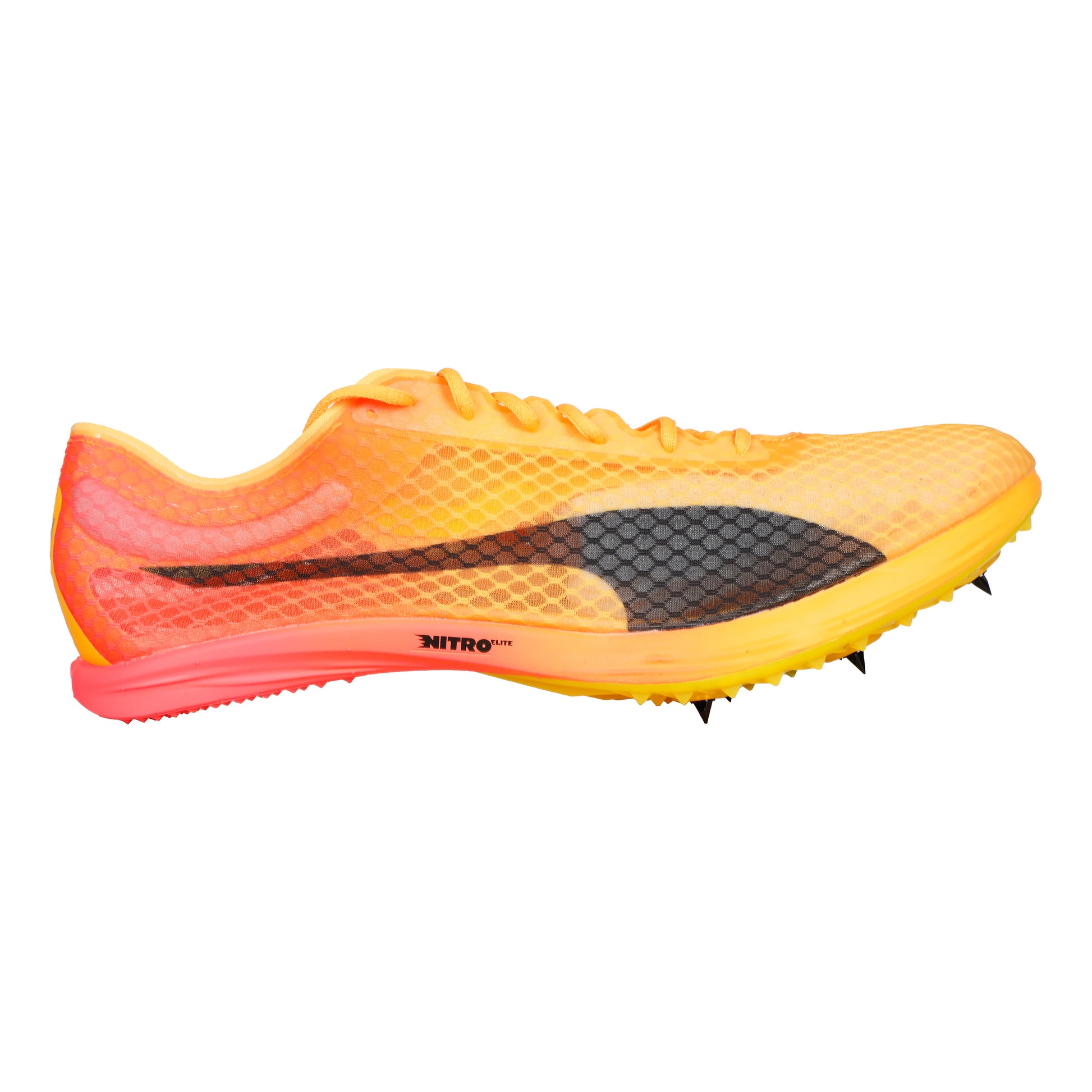 Puma EvoSPEED Distance Nitro Elite+ 4 Spikes-Orange,Sort