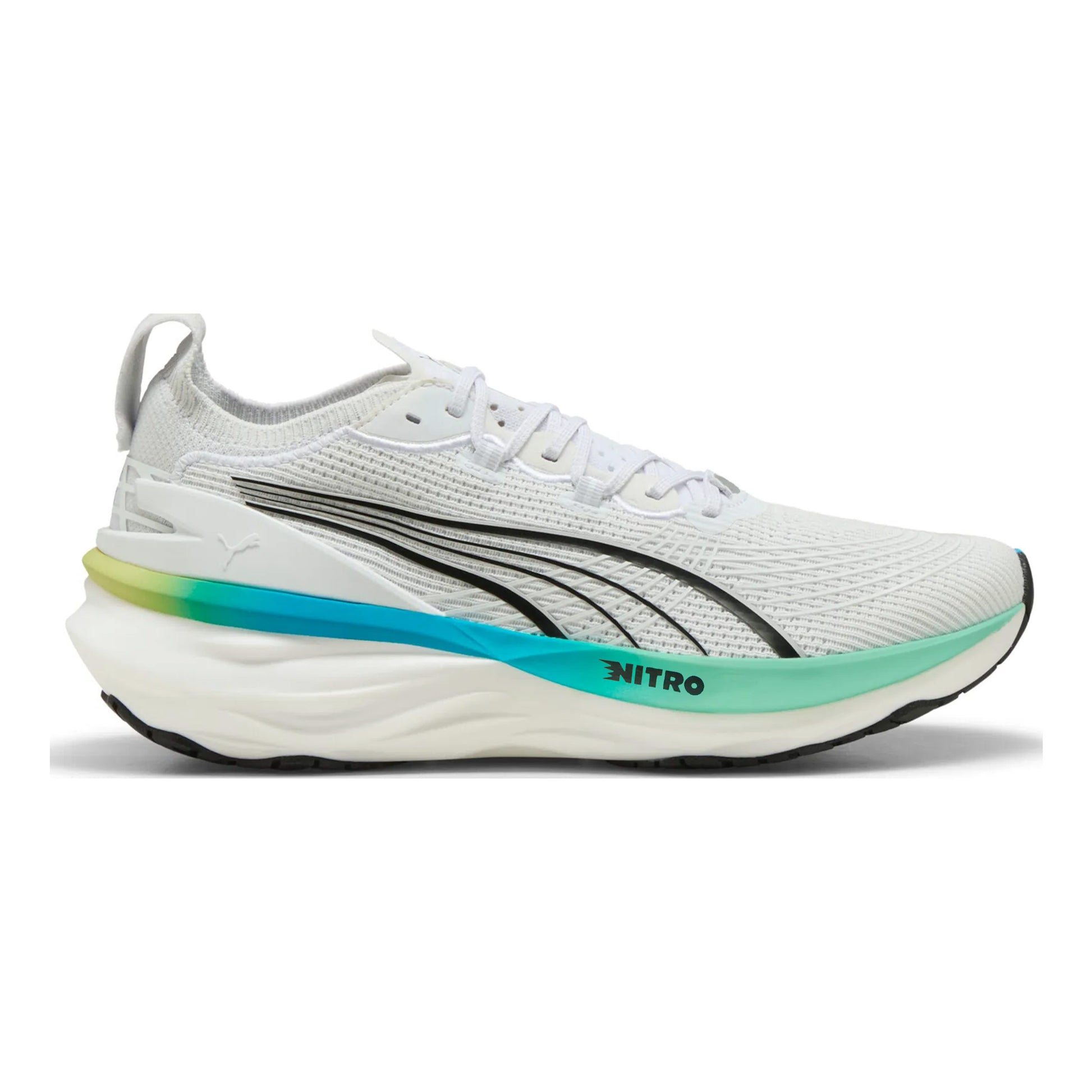 Puma ForeverRun Nitro 2 Støttesko Herrer-Hvid,Blå