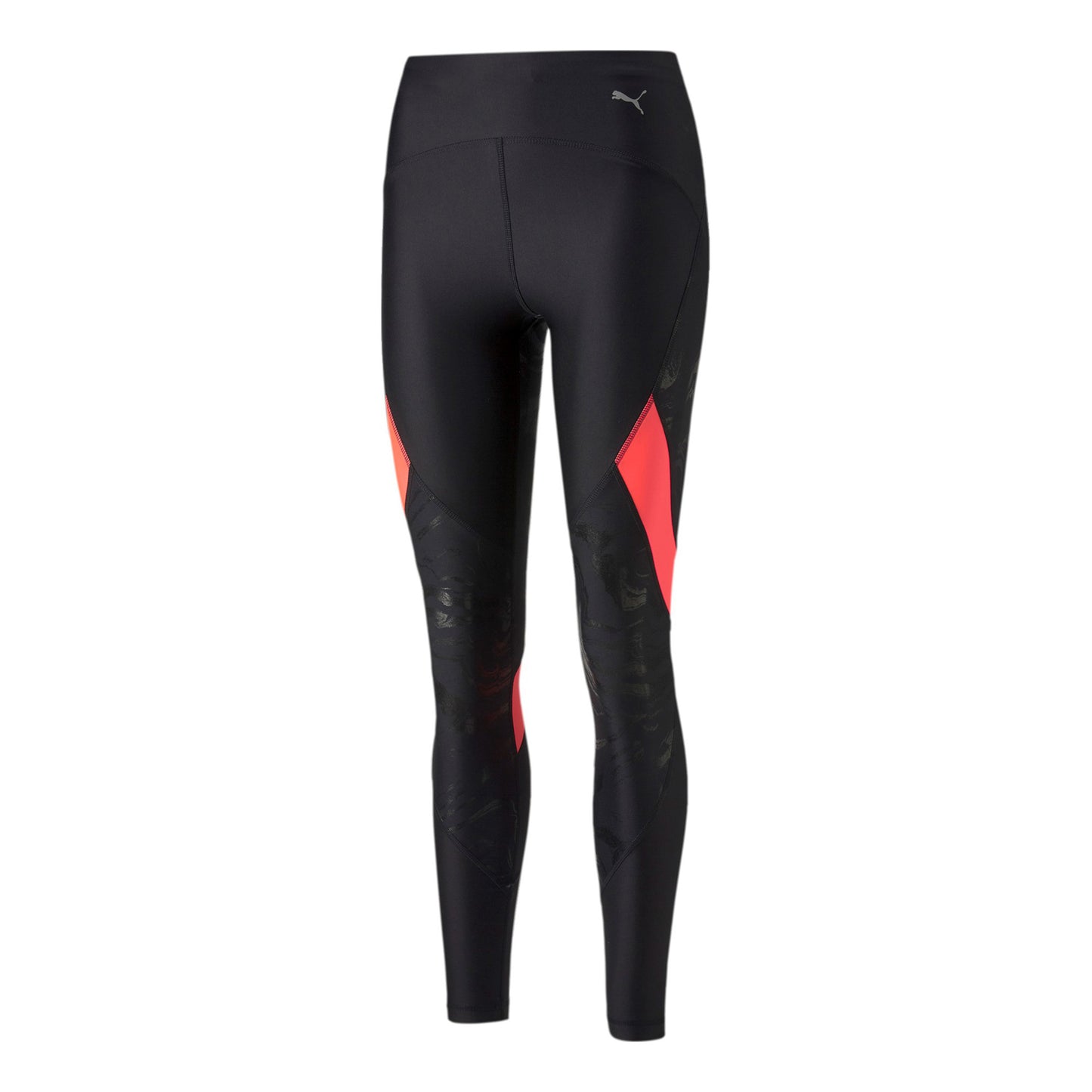 Puma Ultraform Highwaist Fleece Shine All Over Print Stramme løbebukser Damer - sort, pink