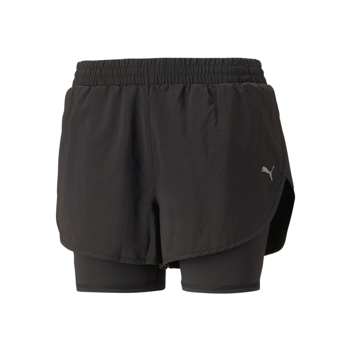 Puma Run Favorite Woven 2in1 3in Løbeshorts Damer-Sort