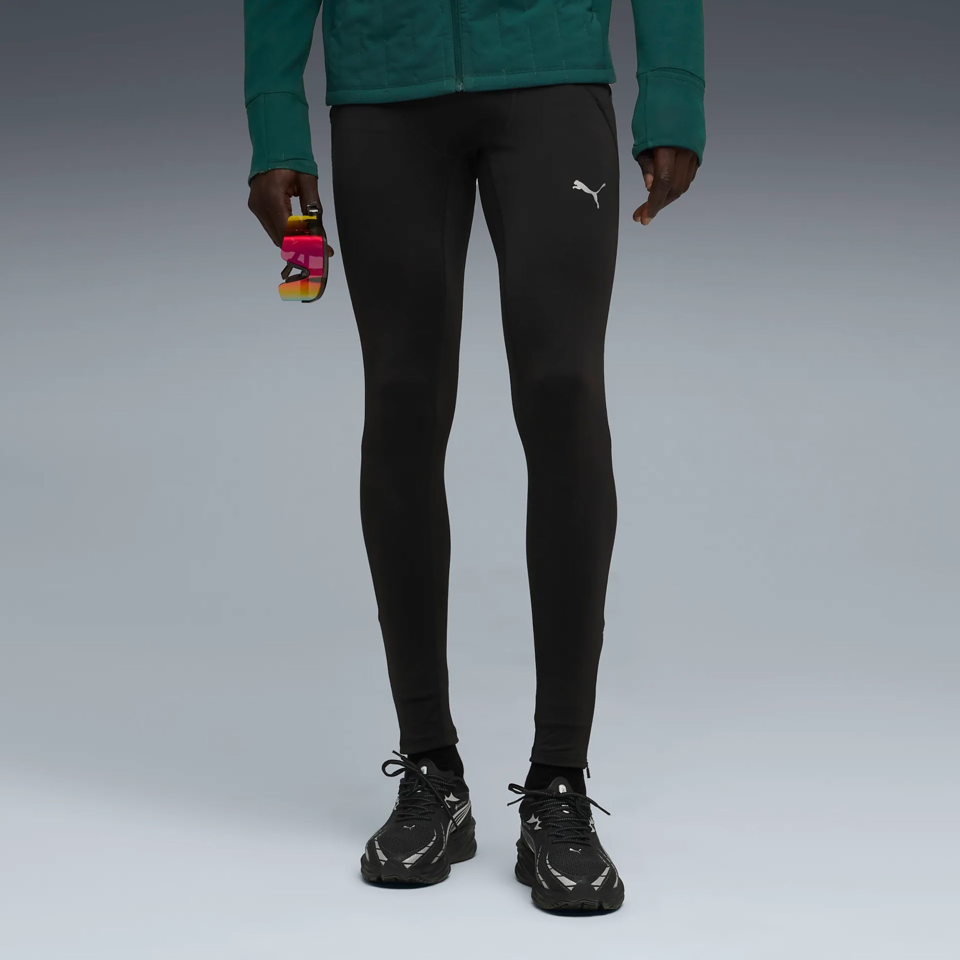 Puma Microfleece Løbebukser Herrer-Sort