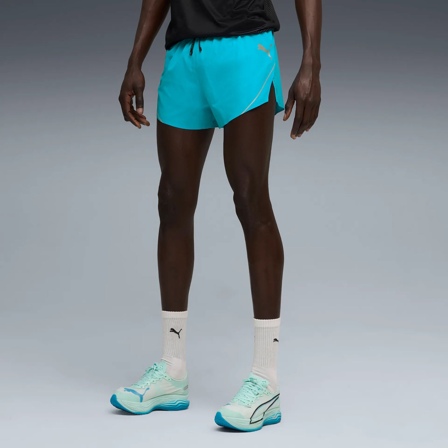 Puma Raceday Ultraweave 3in Split Løbeshorts Herrer-Blå
