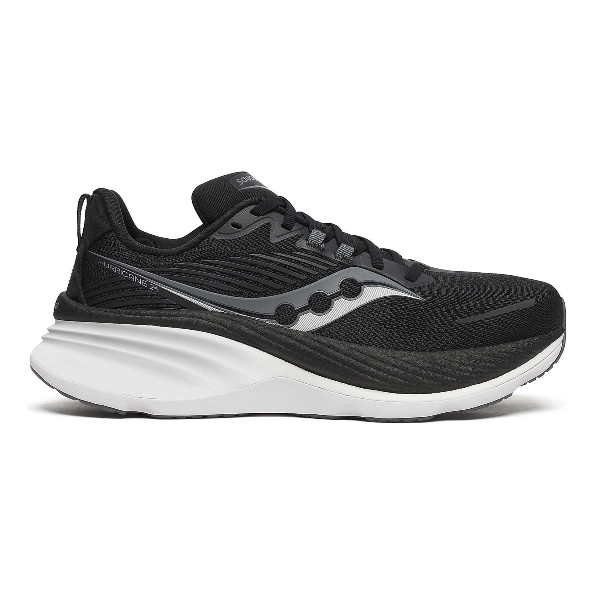 Saucony Hurricane 24 Støttesko Herrer-Sort,Grå