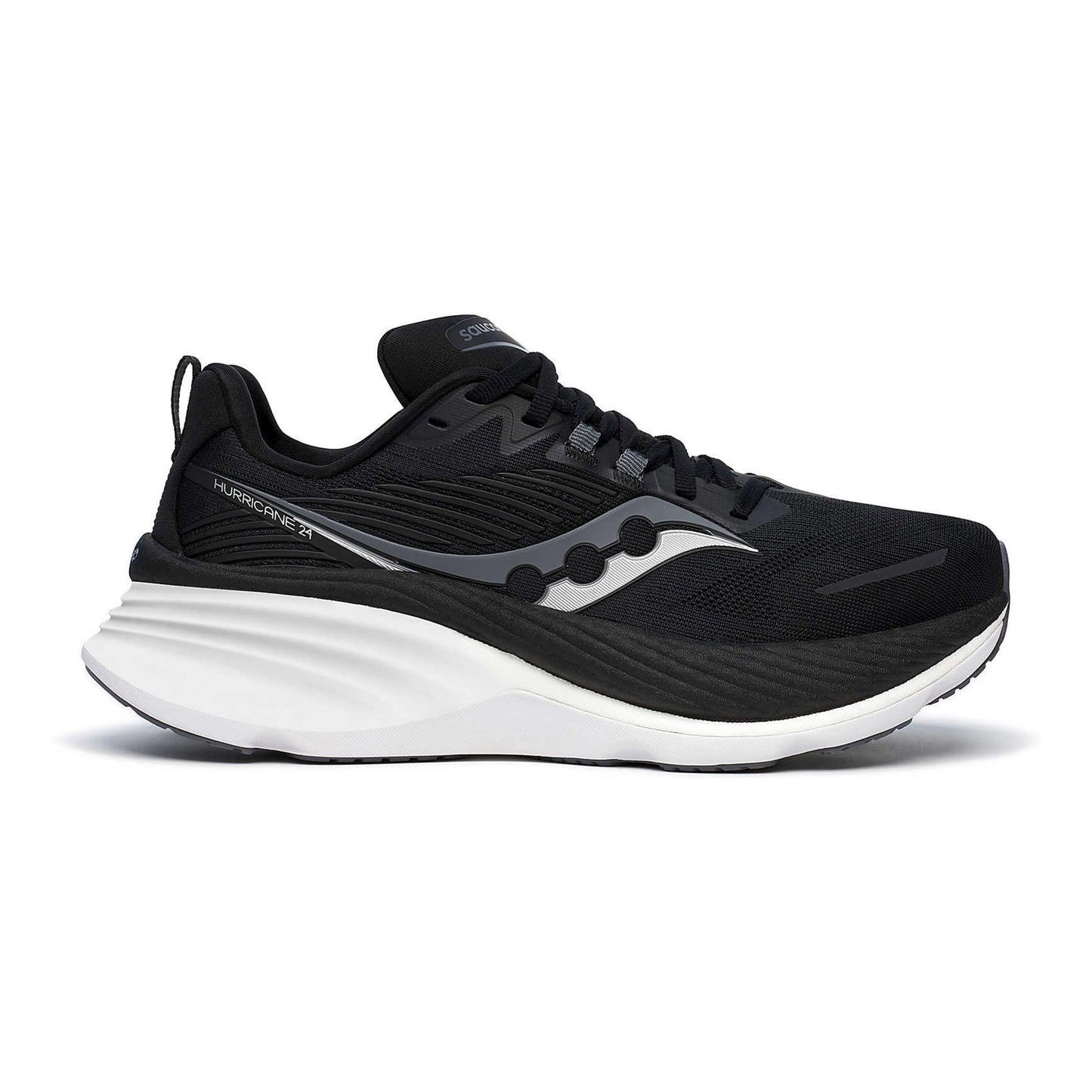 Saucony Hurricane 24 Wide Støttesko Herrer-Sort,Antracit