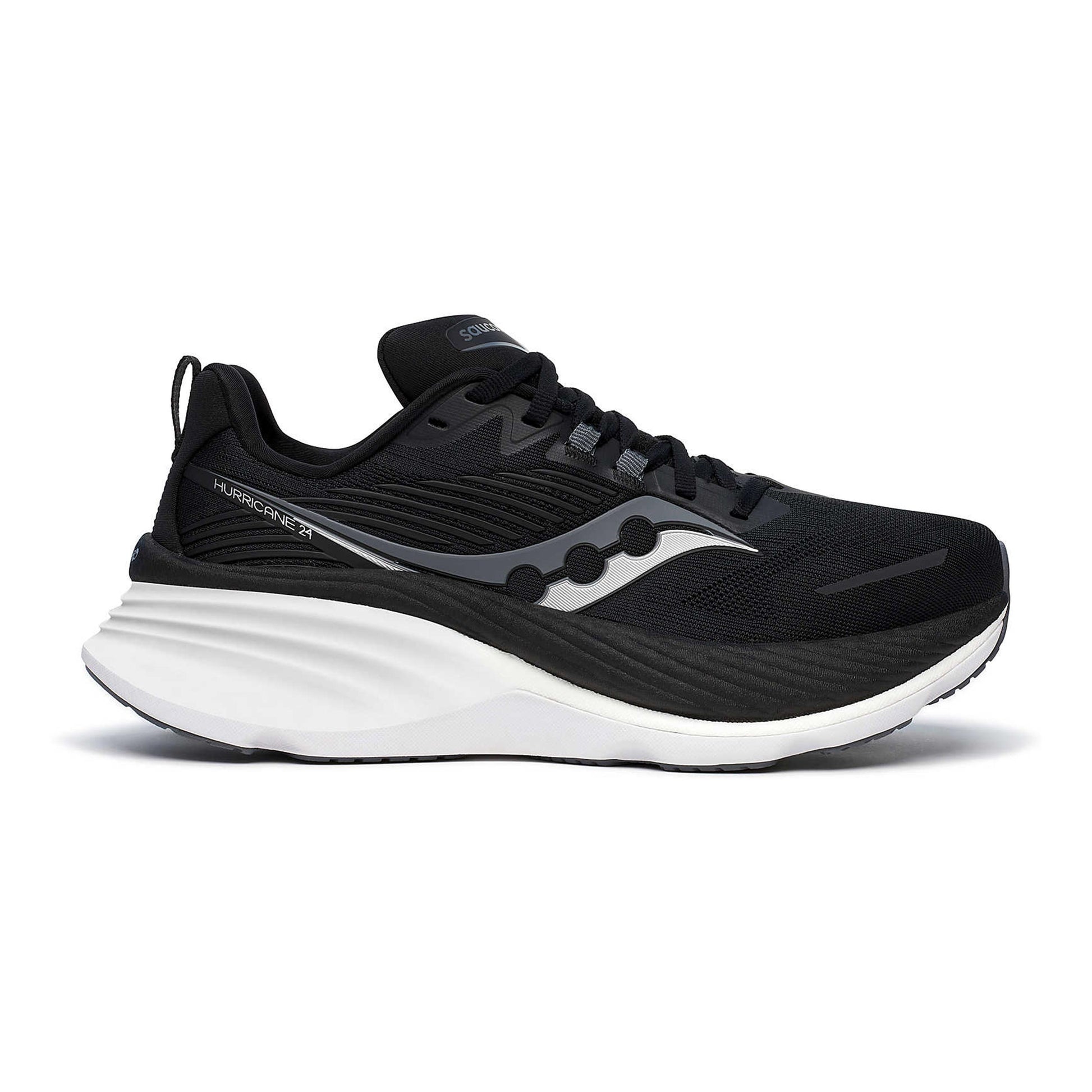 Saucony Hurricane 24 Wide Støttesko Herrer-Sort,Antracit