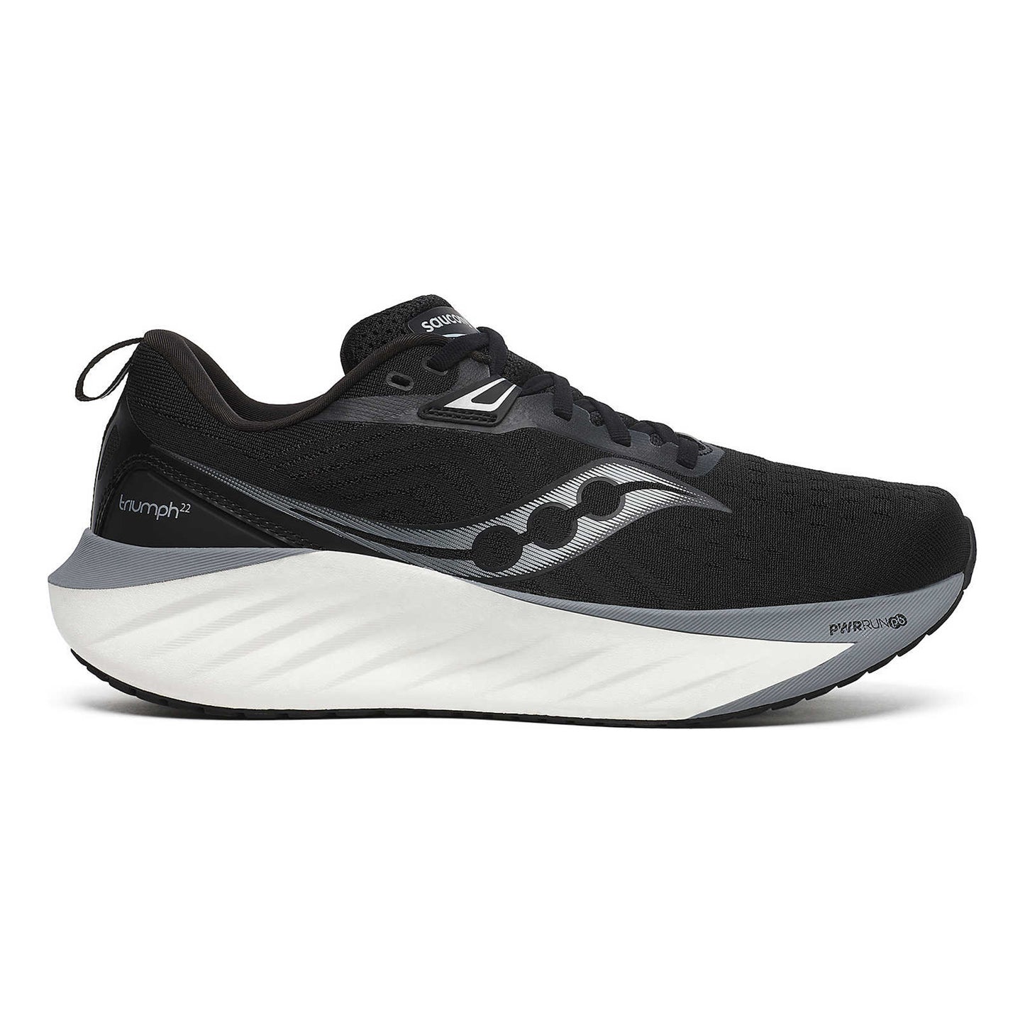 Saucony Triumph 22 Neutral sko Herrer - sort, hvid