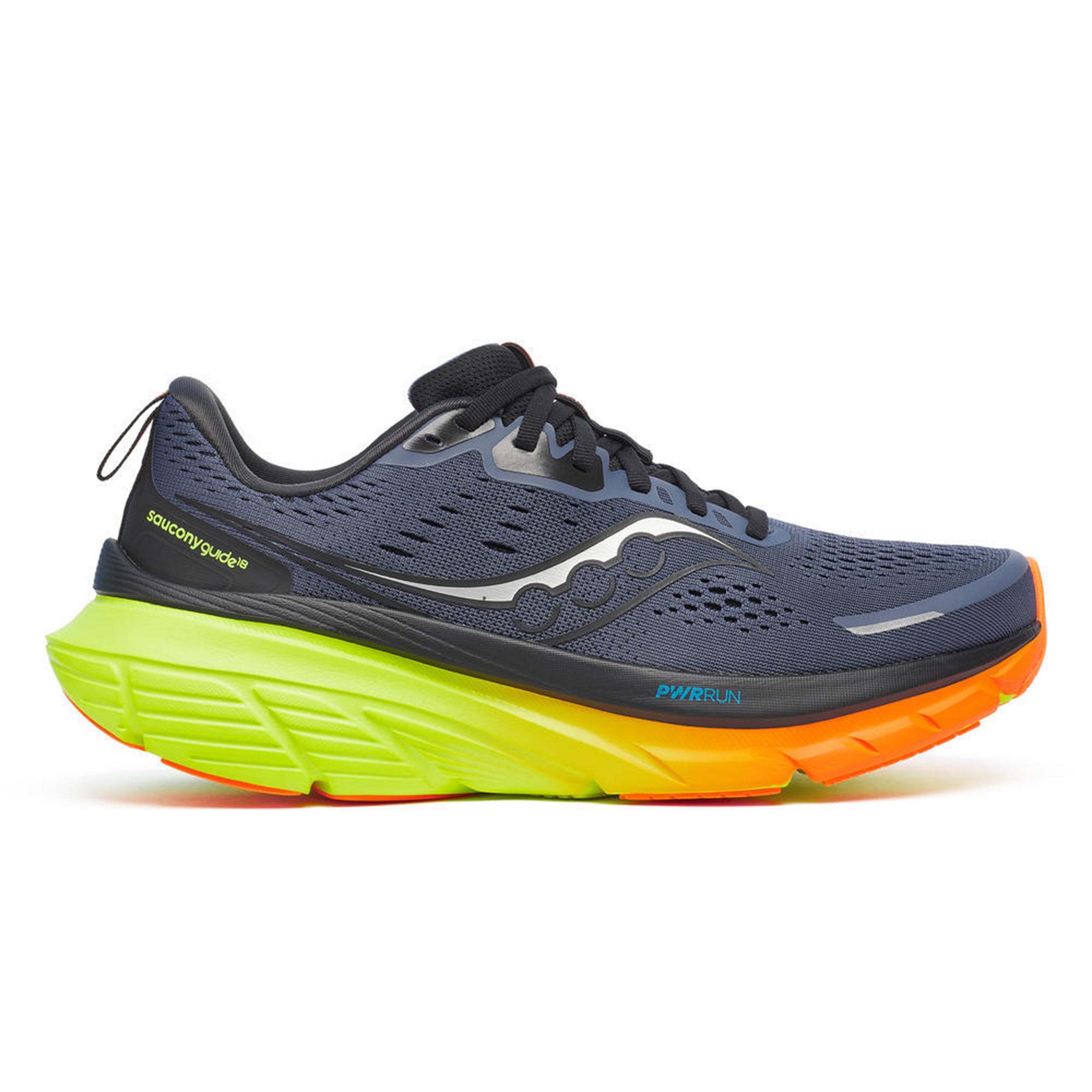 Saucony Guide 18 Støttesko Herrer-Grå,Flerfarvet