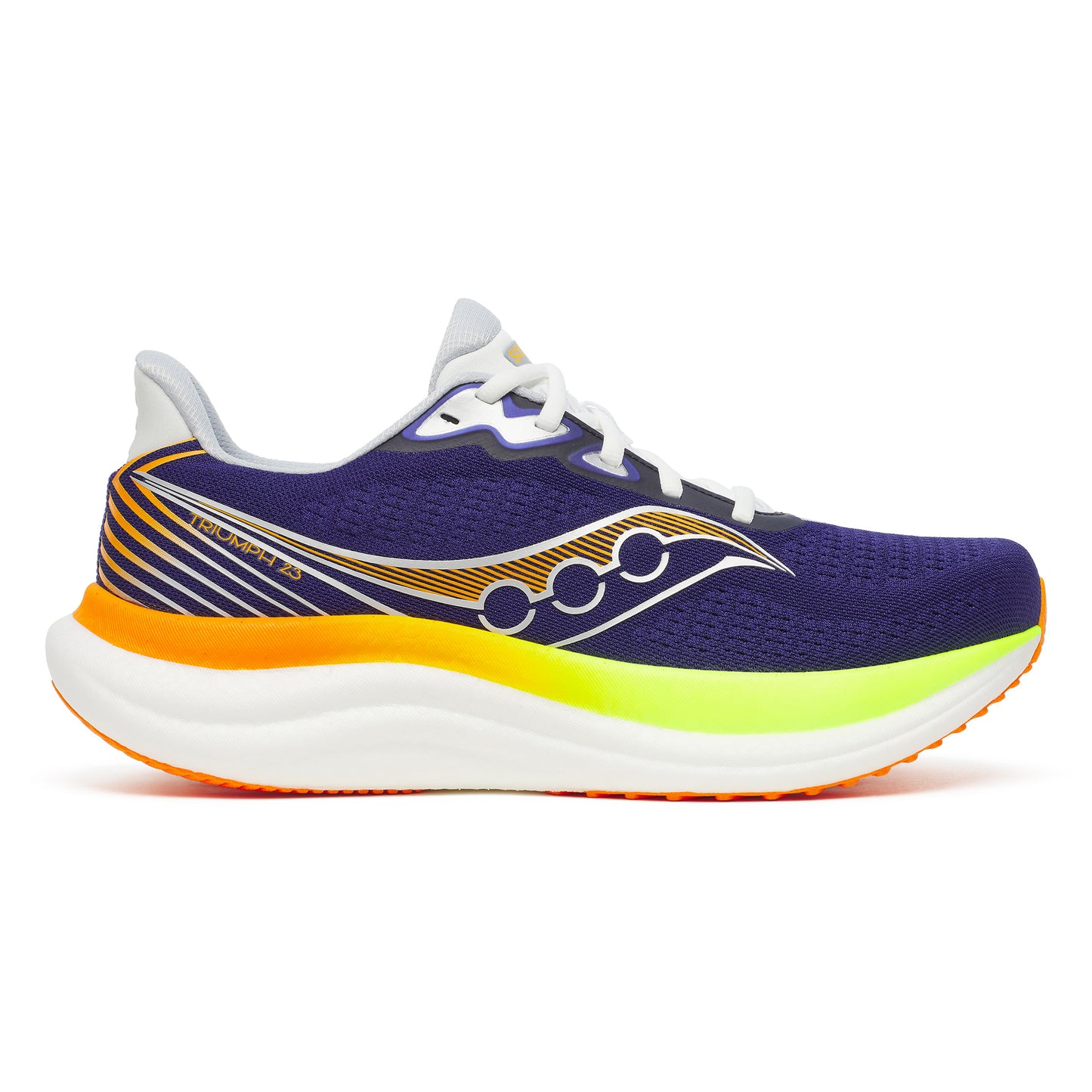 Saucony Triumph 23 Neutral sko Herrer-blå, citrongul