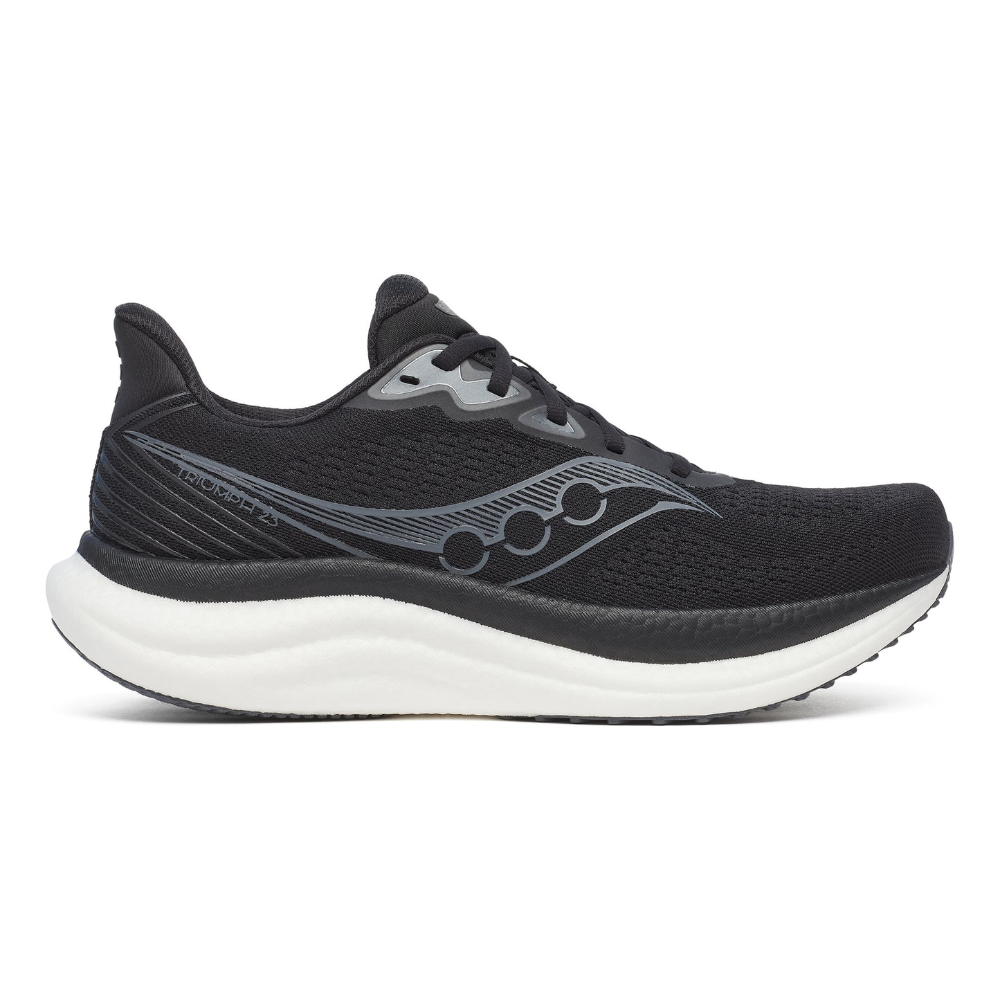 Saucony Triumph 23 Wide Neutral Sko Herrer-Sort,Hvid