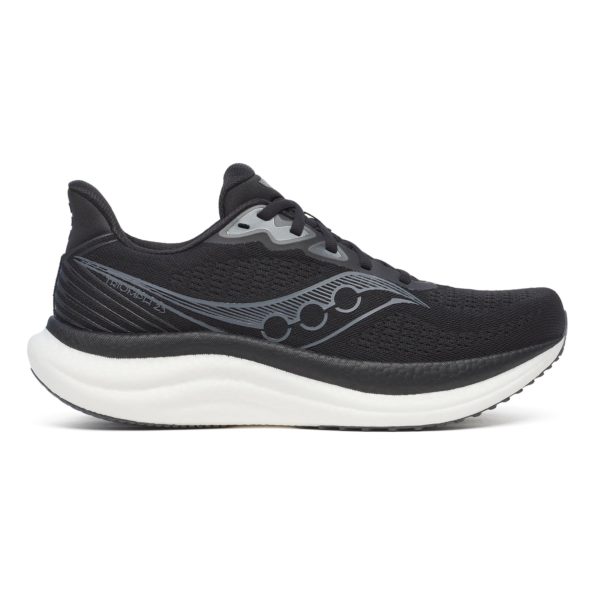 Saucony Triumph 23 Wide Neutral Sko Herrer-Sort,Hvid