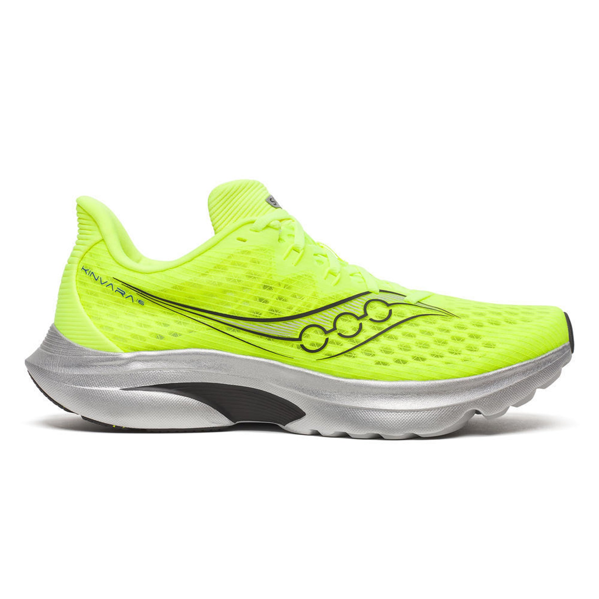 Saucony Kinvara 16 Neutral sko Herrer-citrongul, sort