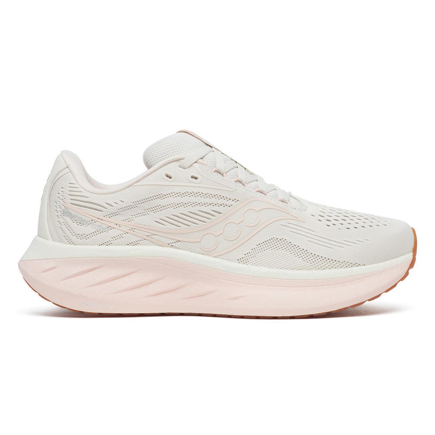 Saucony Ride 18 Neutral sko Damer - creme, rosa