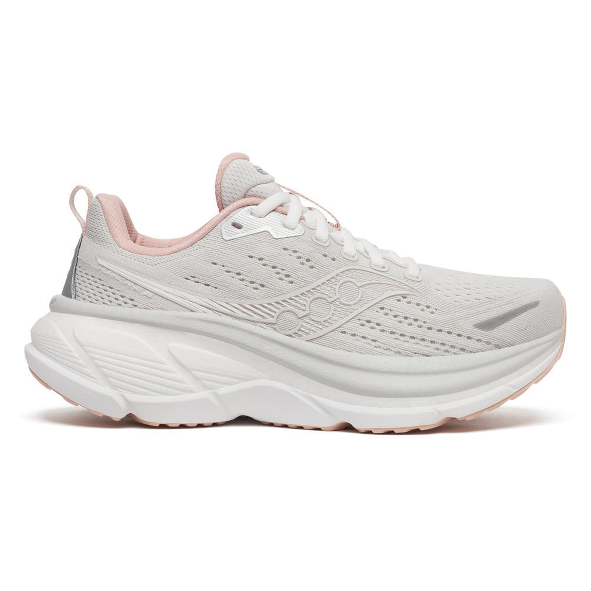 Saucony Hurricane 25 Støttesko Damer-creme, hvid