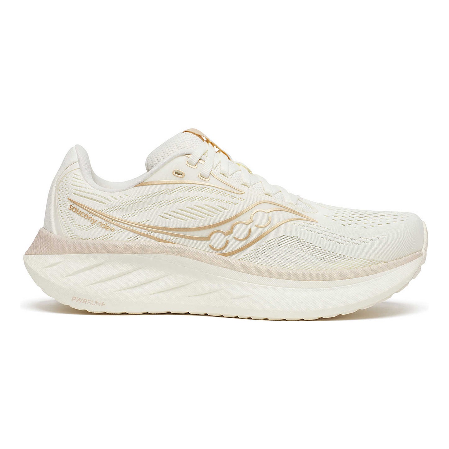 Saucony Ride 18 Neutral sko Damer - creme,