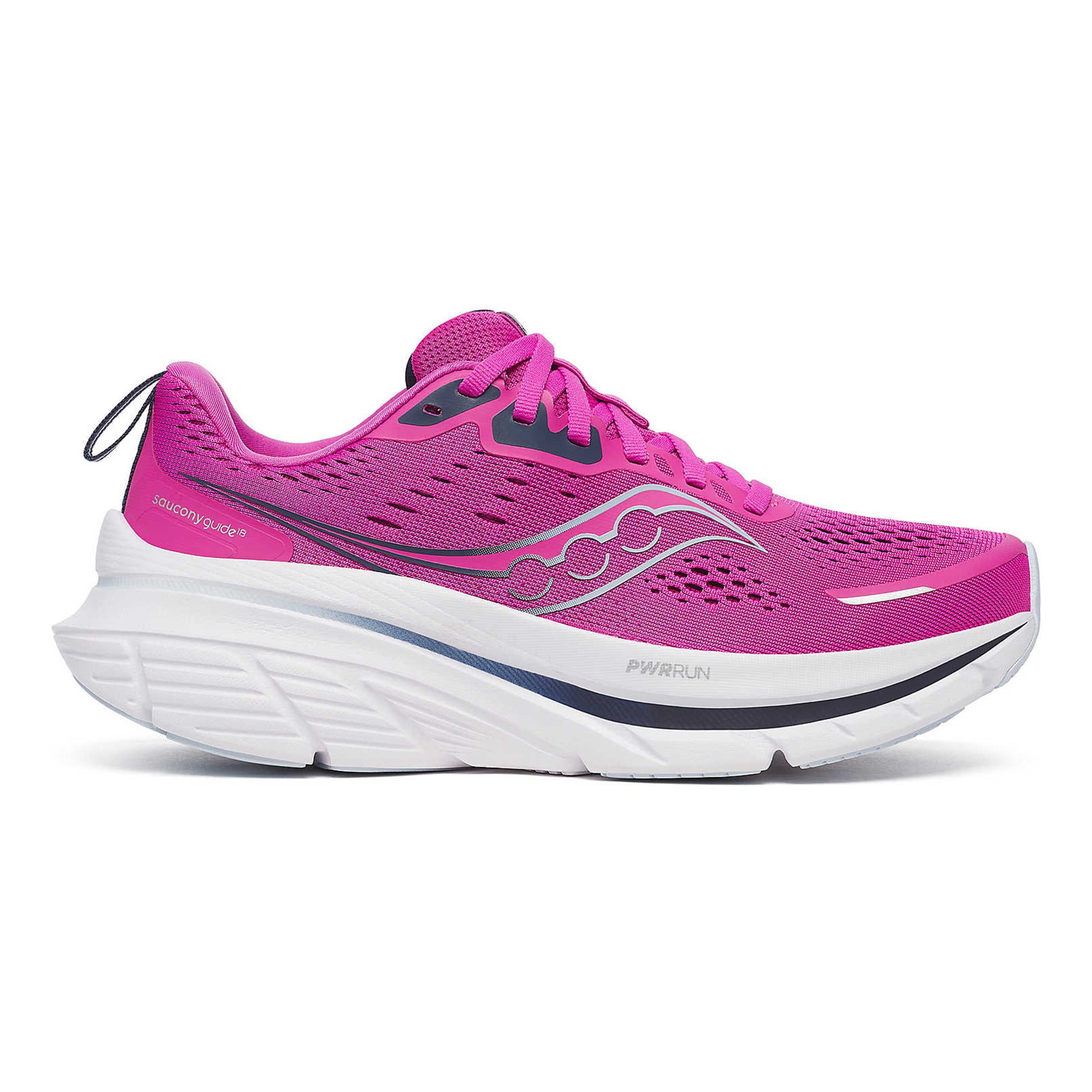 Saucony Guide 18 Støttesko Damer-Pink,Mørkeblå