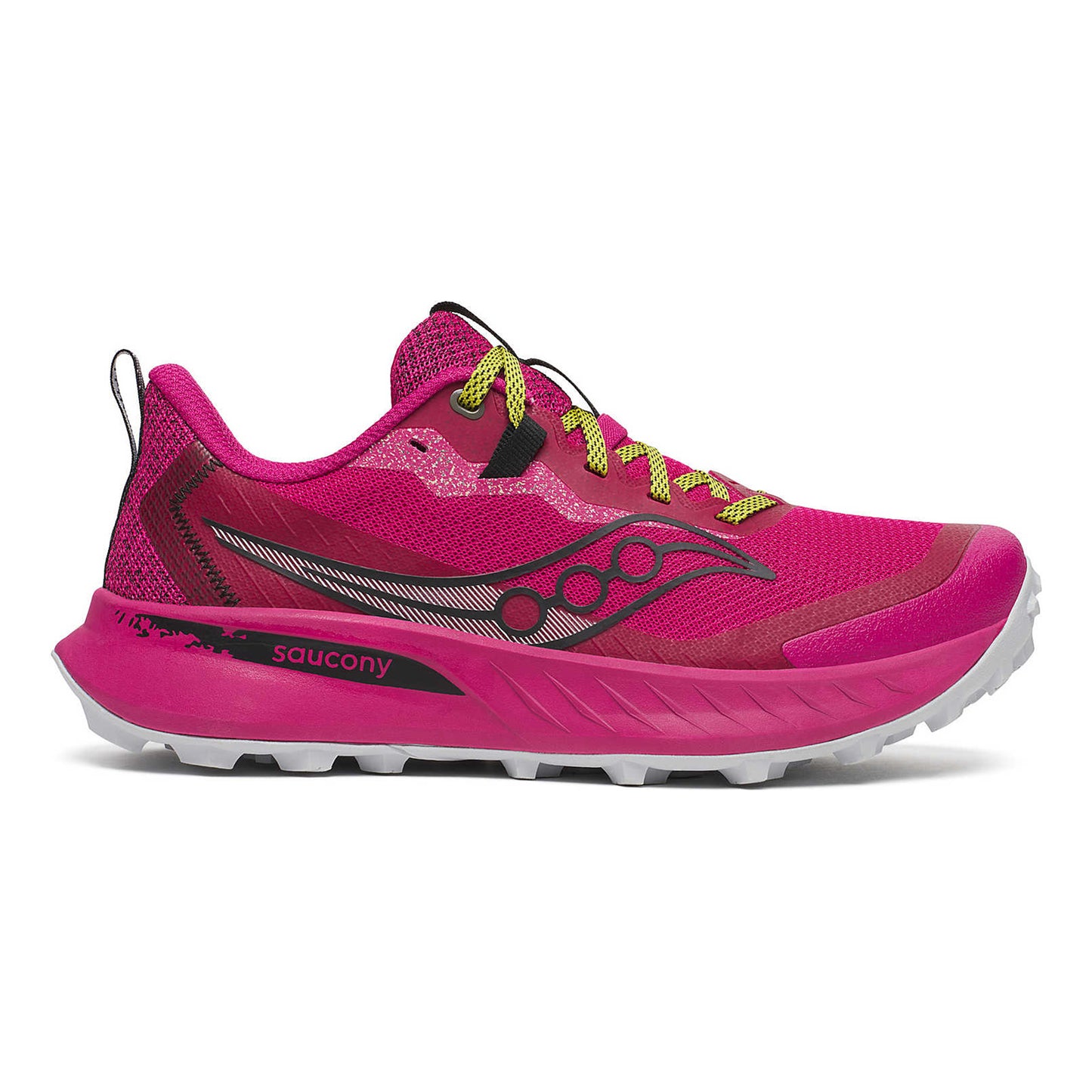 Saucony Peregrine 15 Trailsko Damer - pink, sort