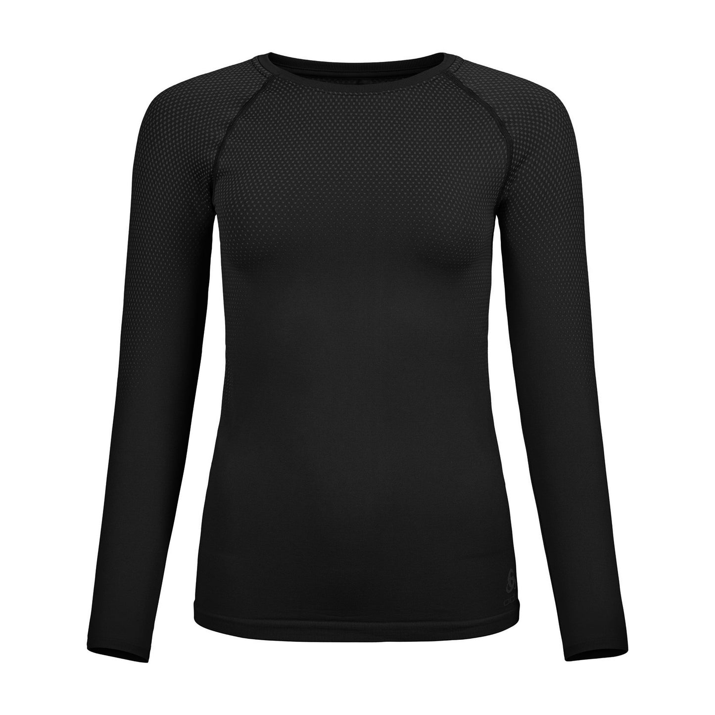 Odlo BL Top Crew Neck Performance Light Eco Shirt,Langærmet Damer-Sort