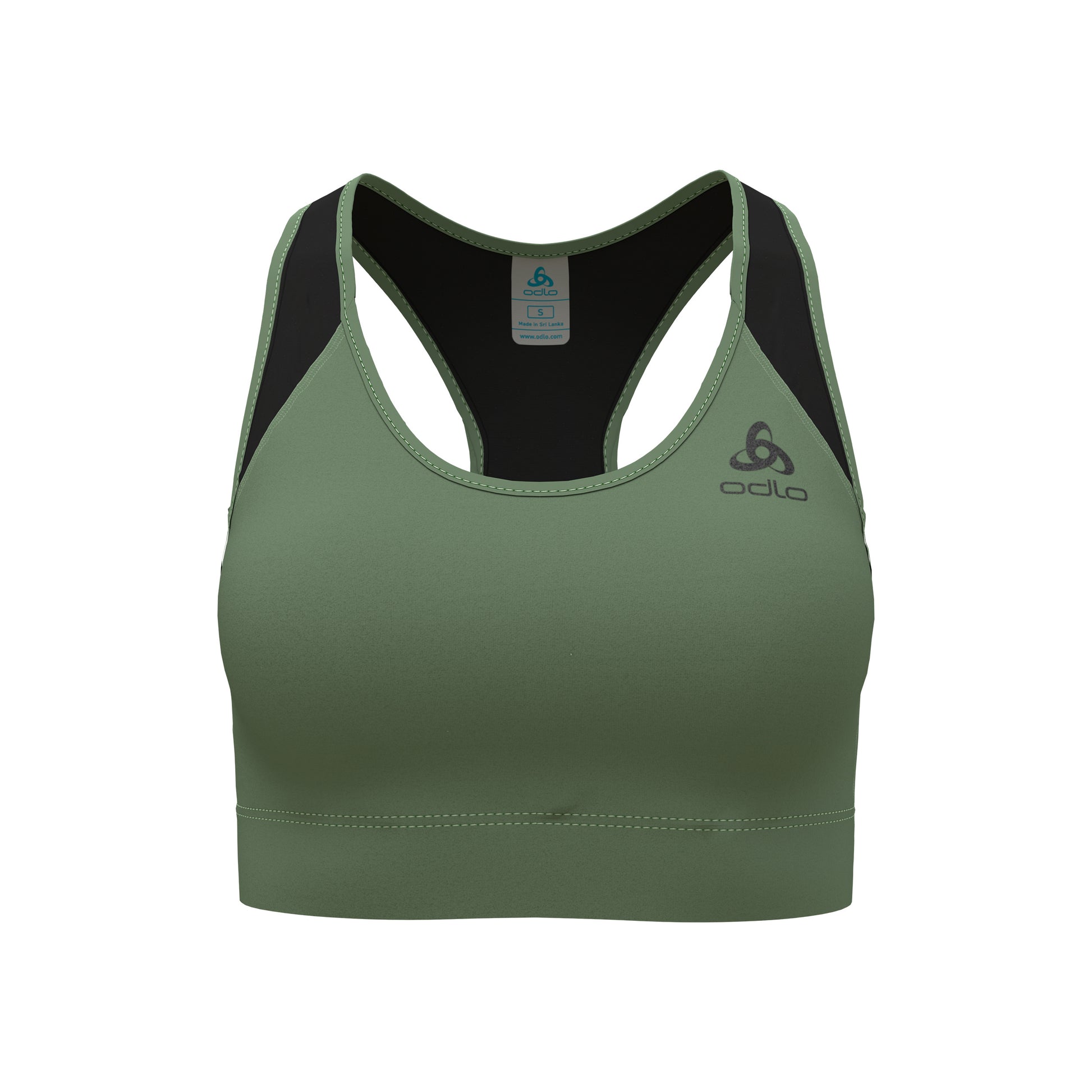 Odlo Essential Mesh Sports-BH Damer - oliven,