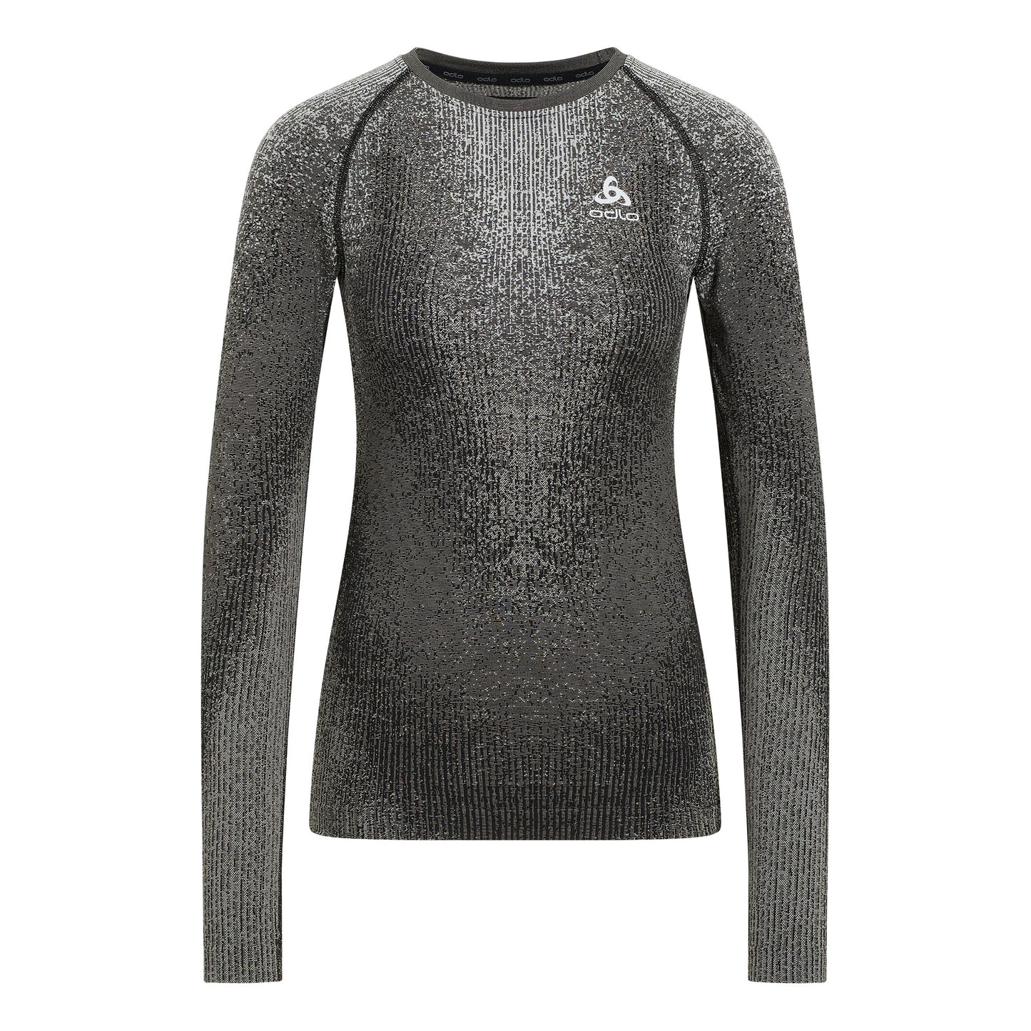 Odlo Blackcomb Eco Big Logo Top Crew Neck Vest Damer-Sort