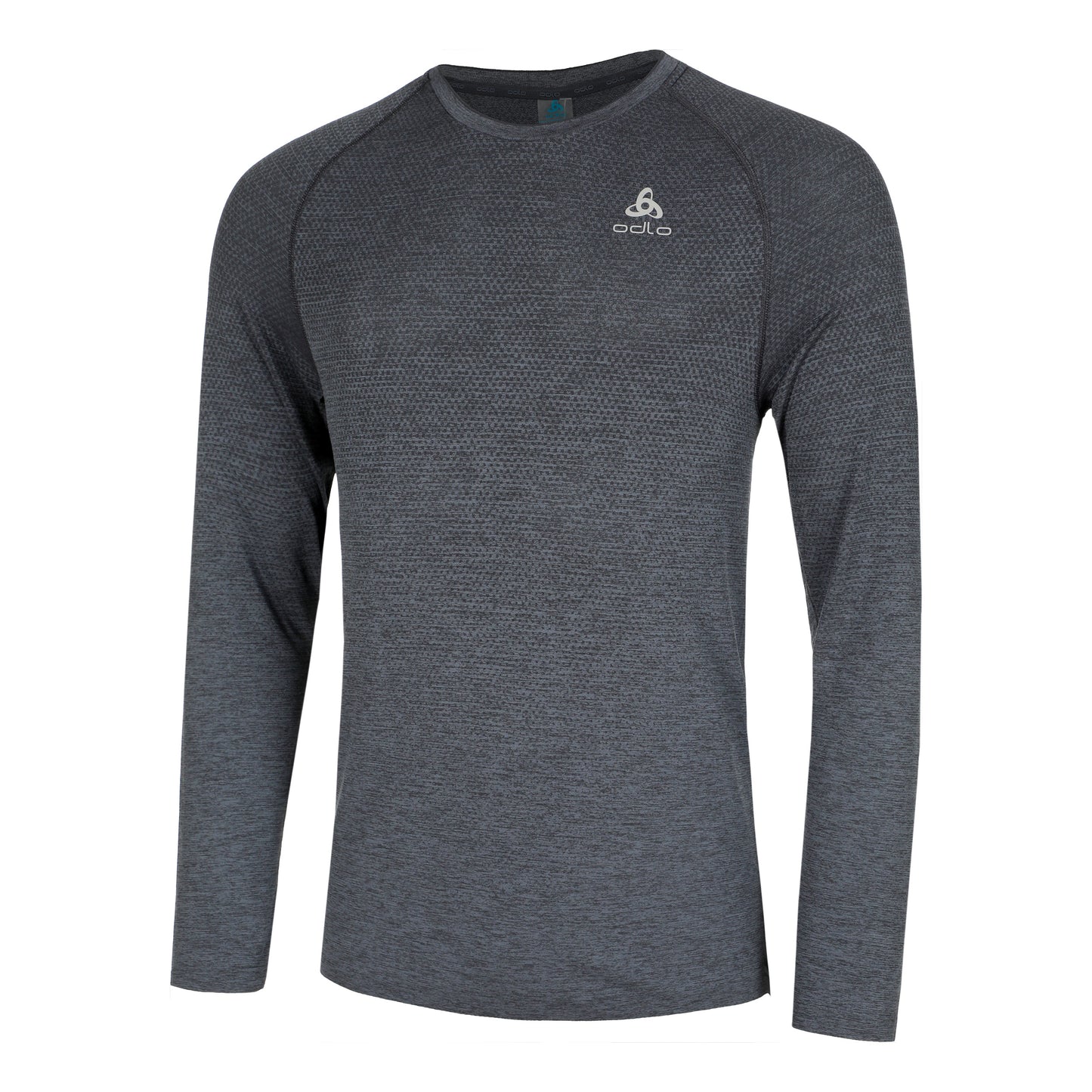 Odlo Essential Seamless Crew Neck Shirt, langærmet Herrer - antracit,