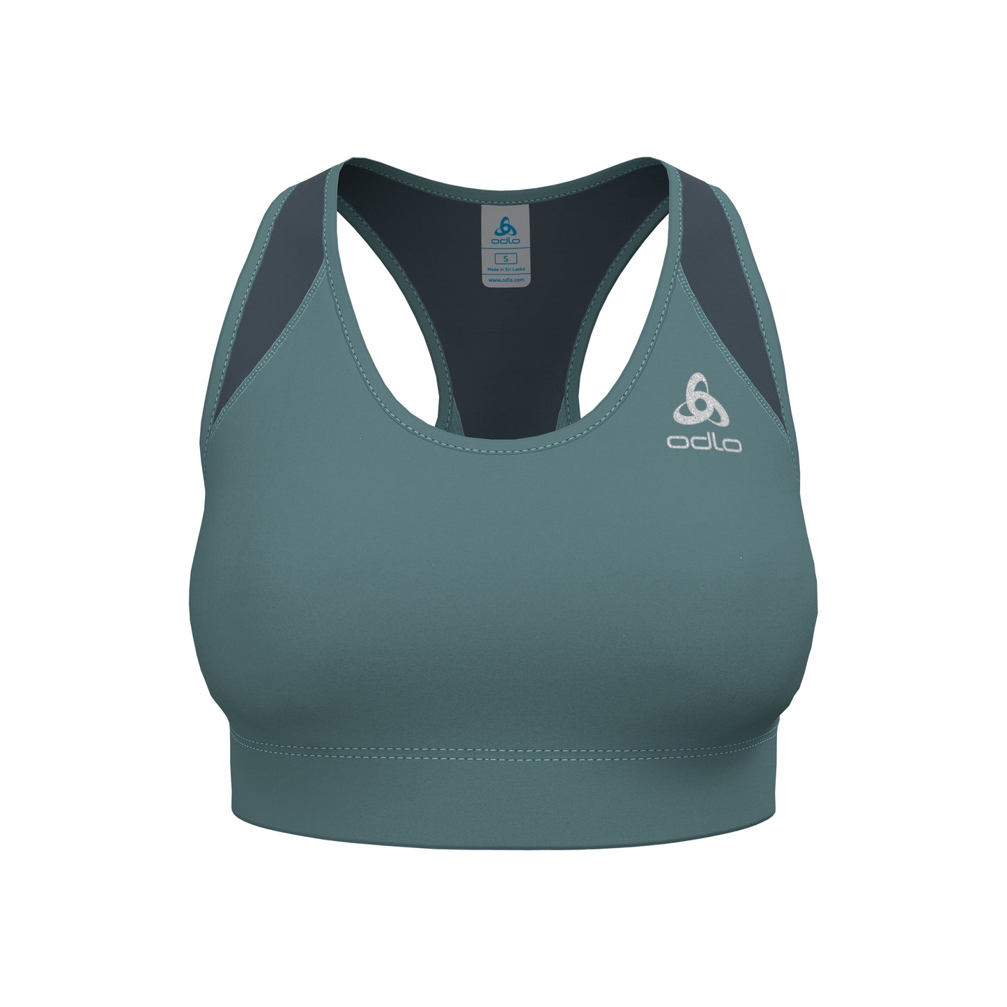 Odlo Essential Mesh Sports-BH Damer - blå-grå, mørkegrå