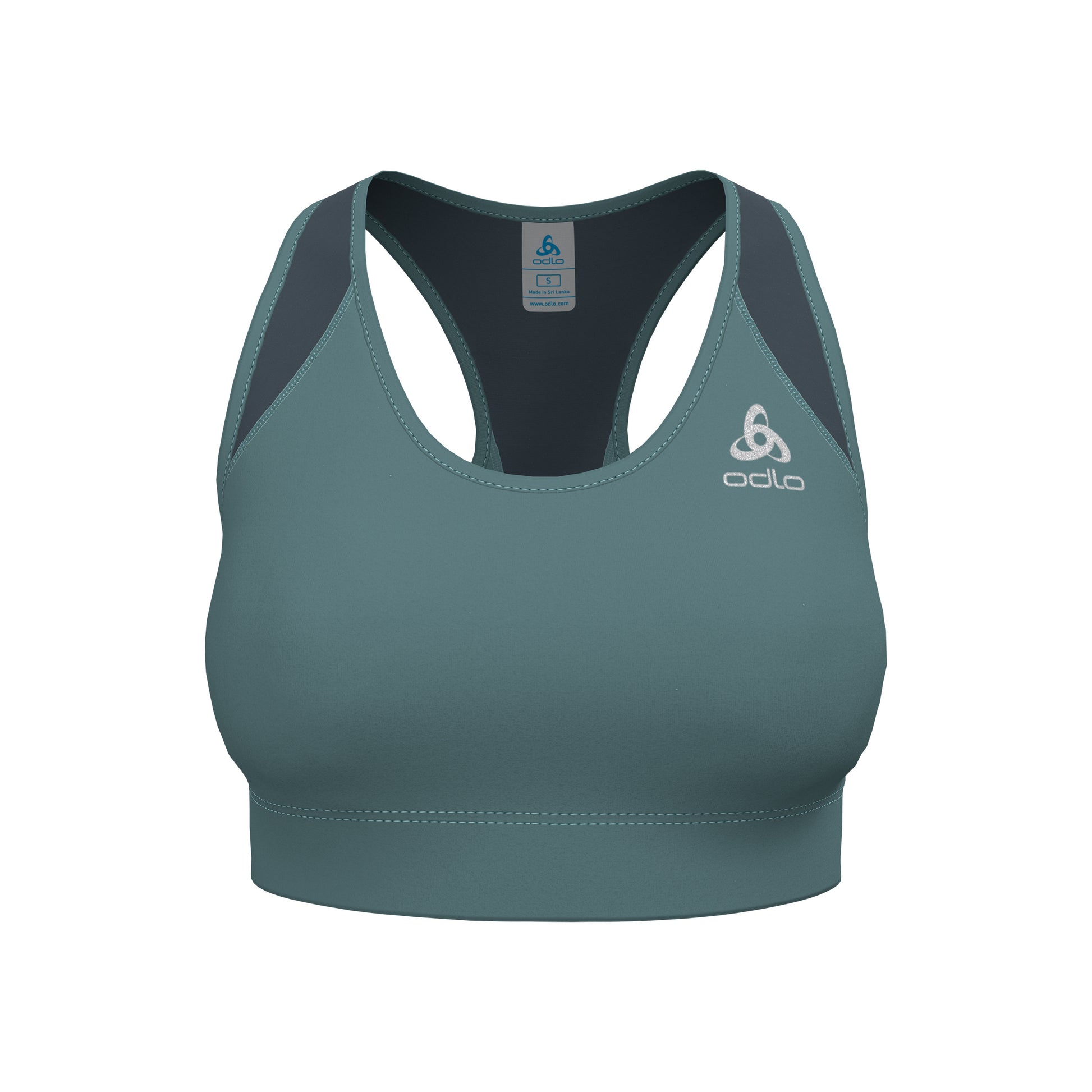 Odlo Essential Mesh Sports-BH Damer - blå-grå, mørkegrå