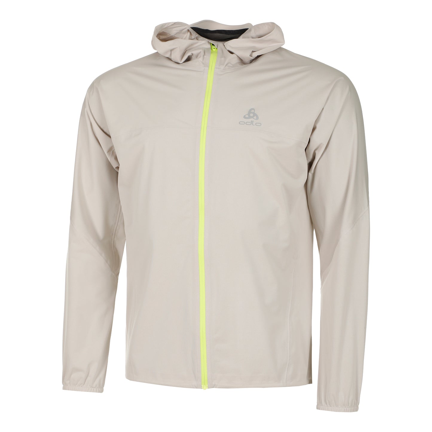 Odlo X-Alp Waterproof Løbejakke Herrer-sølv, lysegrøn