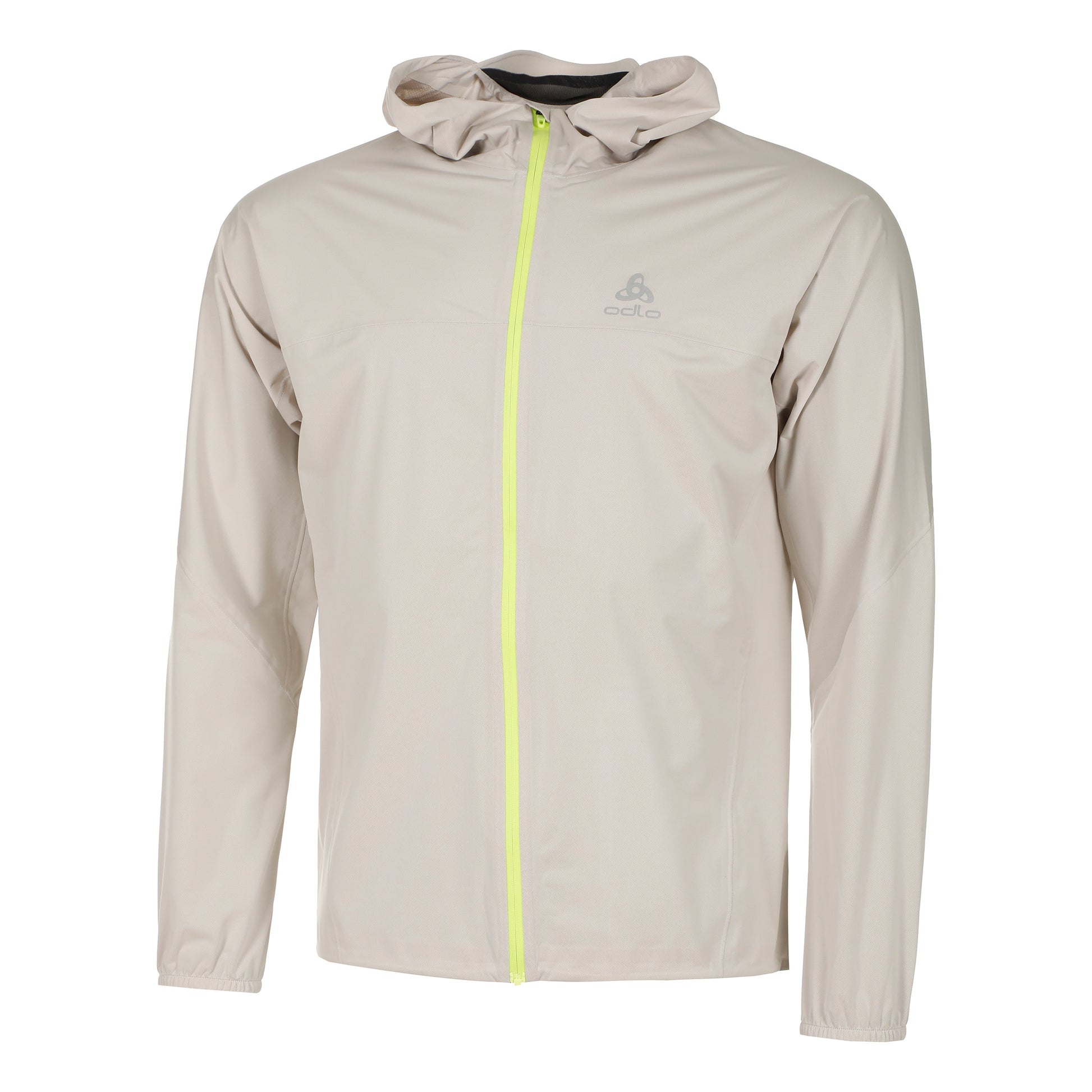 Odlo X-Alp Waterproof Løbejakke Herrer-sølv, lysegrøn