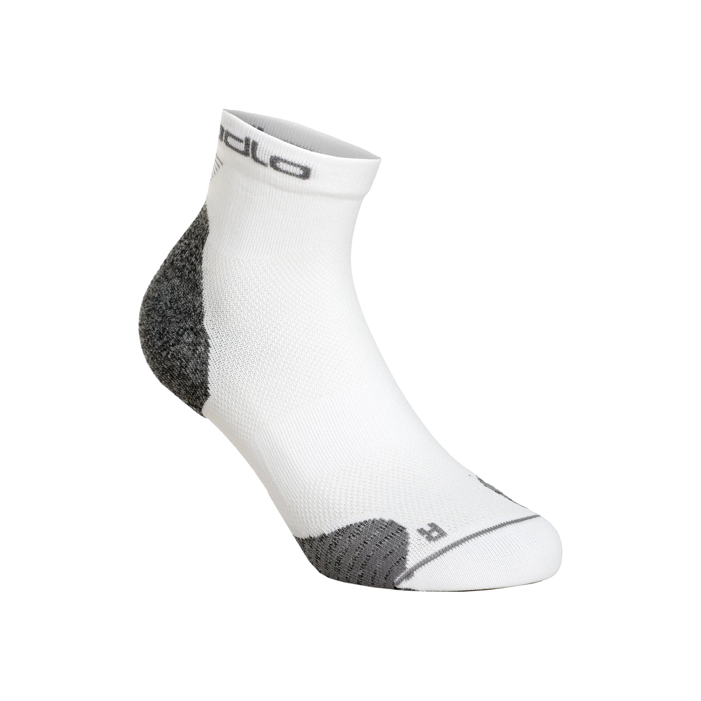 Odlo Ceramicool Run Quarter Løbesokker Unisex - hvid,