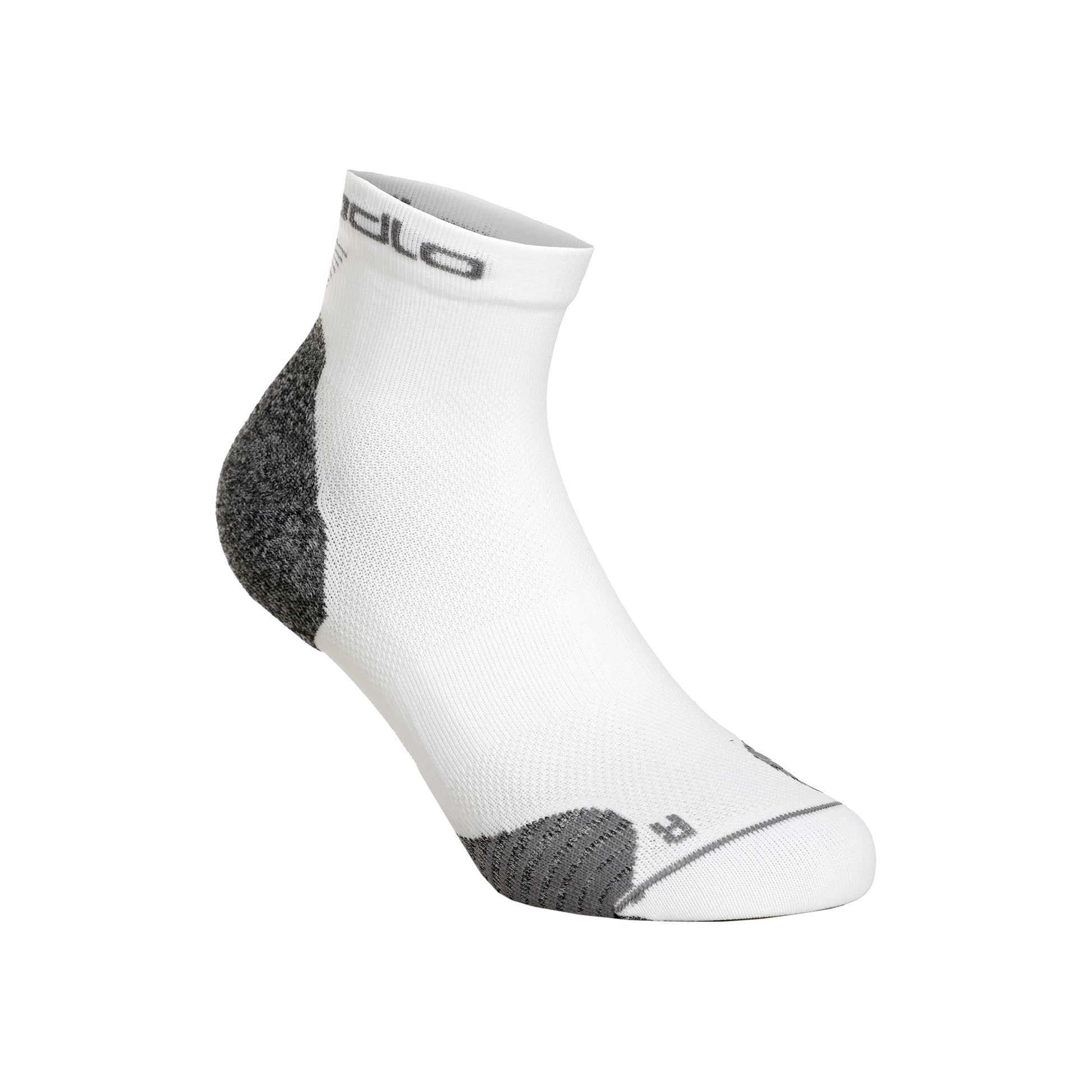Odlo Ceramicool Run Quarter Løbesokker Unisex - hvid,