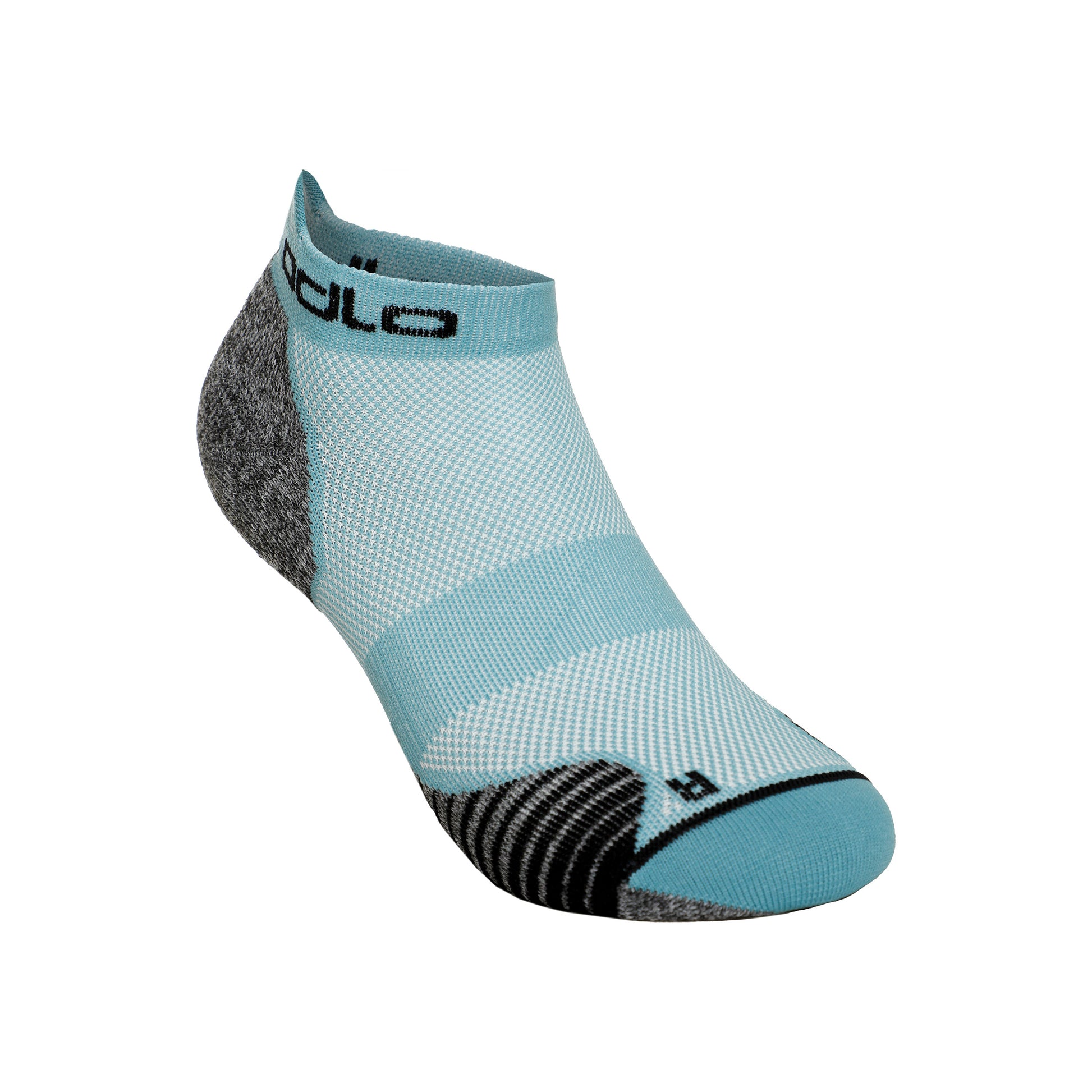 Odlo Ceramicool Short Løbesokker Unisex - blå-grå,