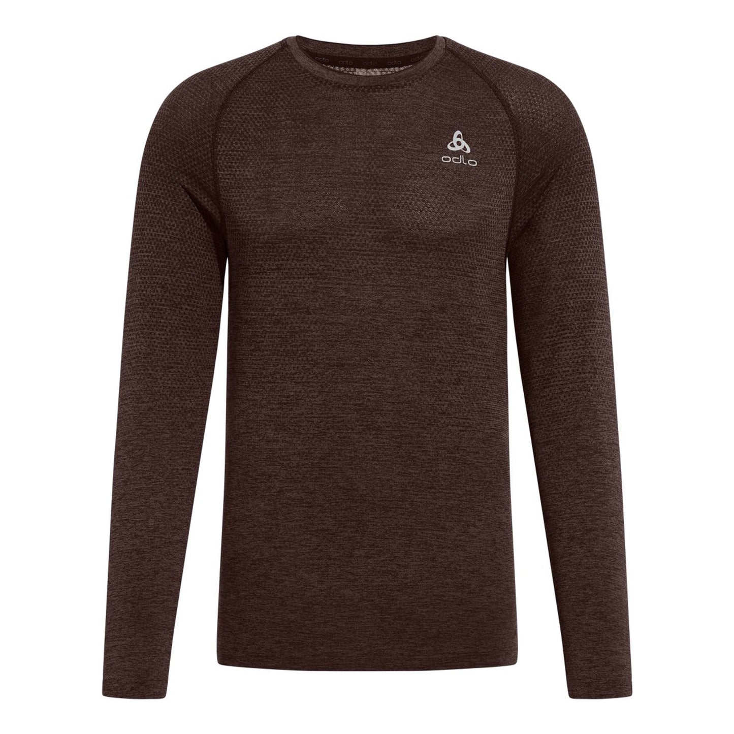 Odlo Essential Seamless Shirt,Langærmet Herrer-Brun