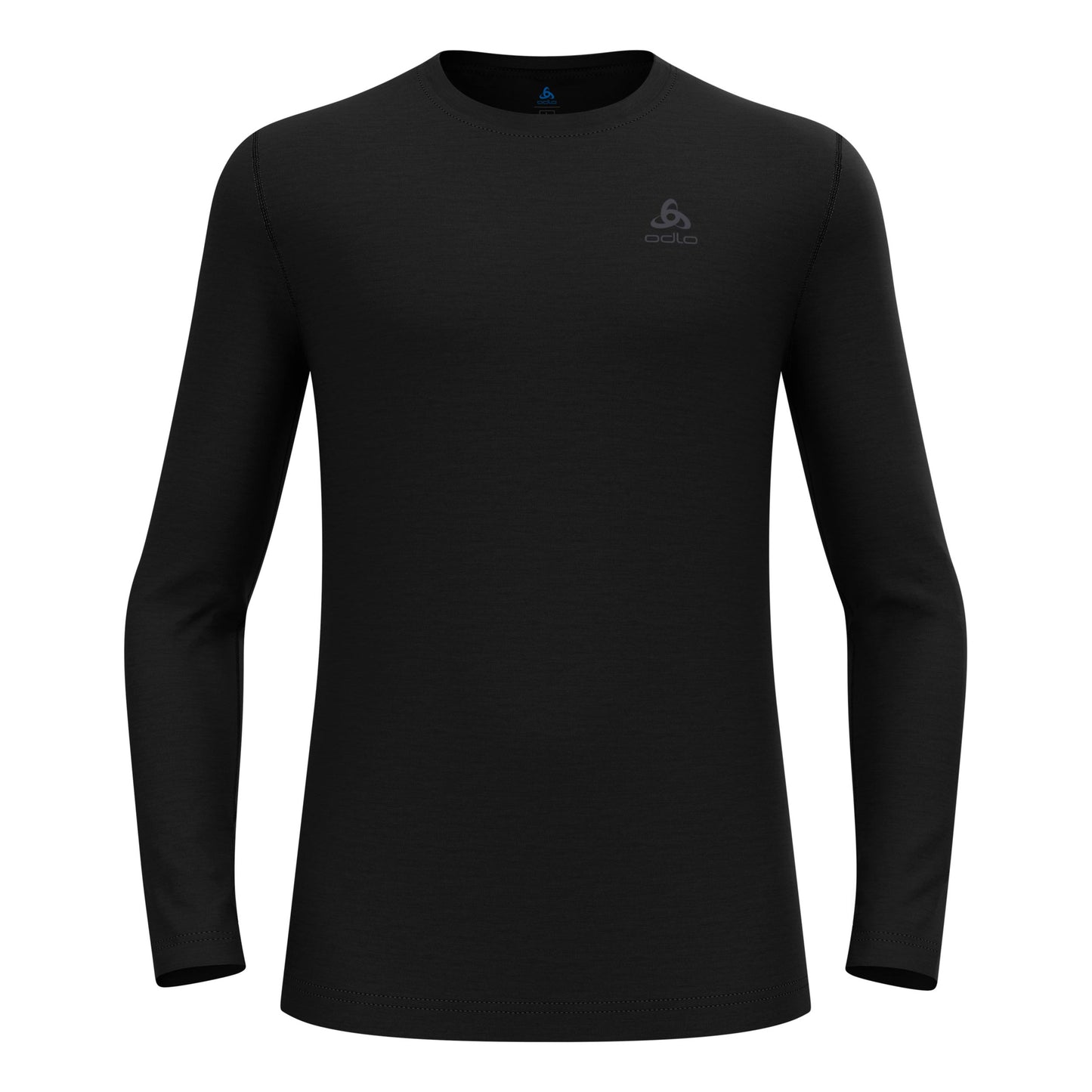 Odlo Merino 160Crew Shirt,Langærmet Herrer-Sort