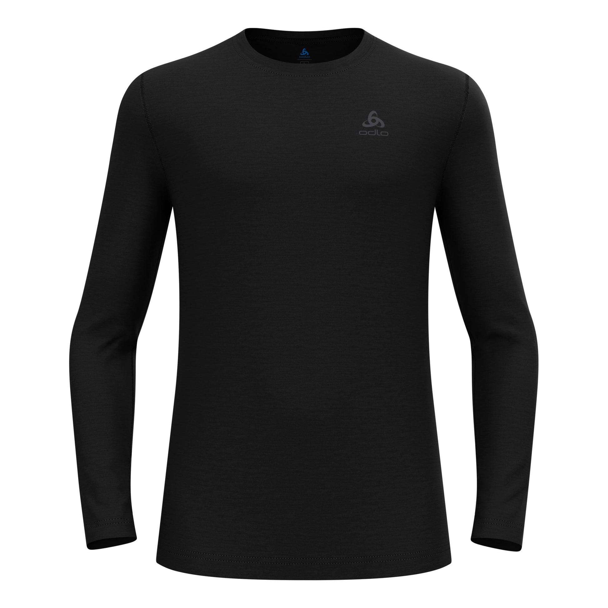 Odlo Merino 160Crew Shirt,Langærmet Herrer-Sort